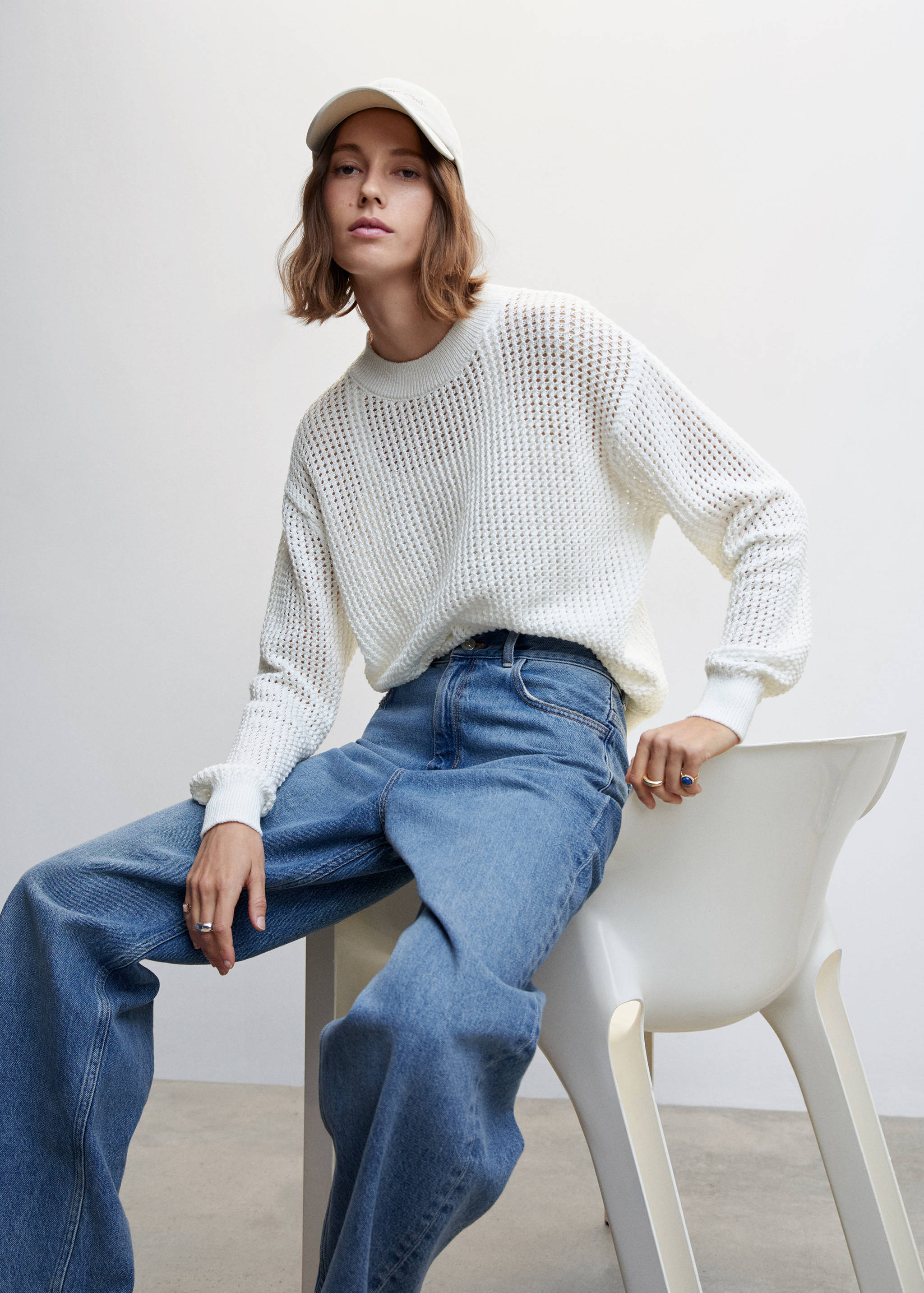 Openwork knit sweater - Details of the article 2
