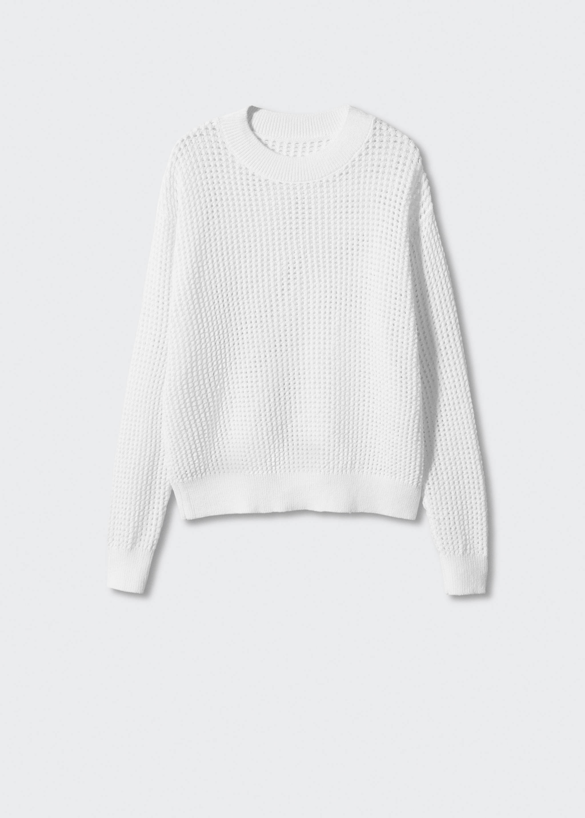 Openwork knit sweater - Article without model