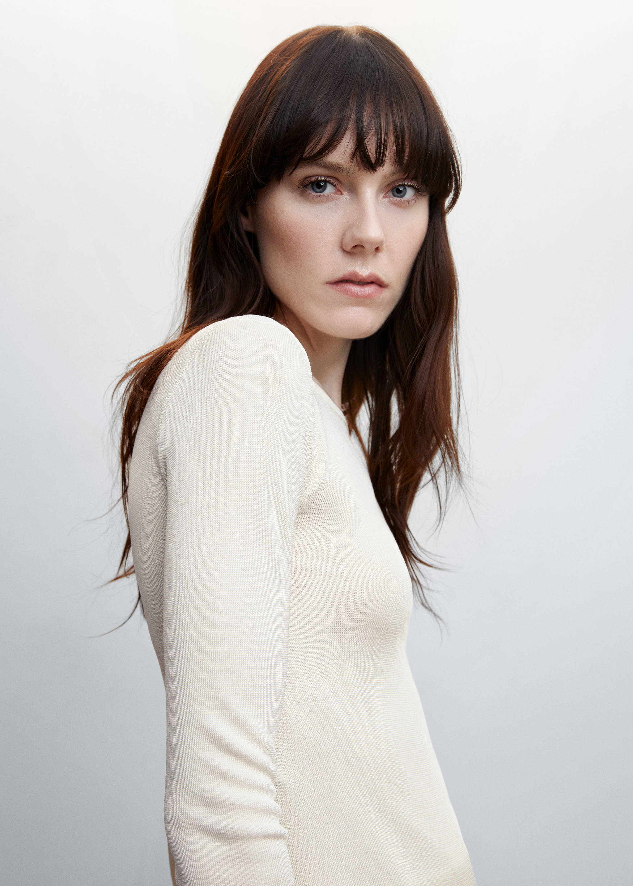 Trui met franjes aan de onderzijde - Detail van het artikel 1