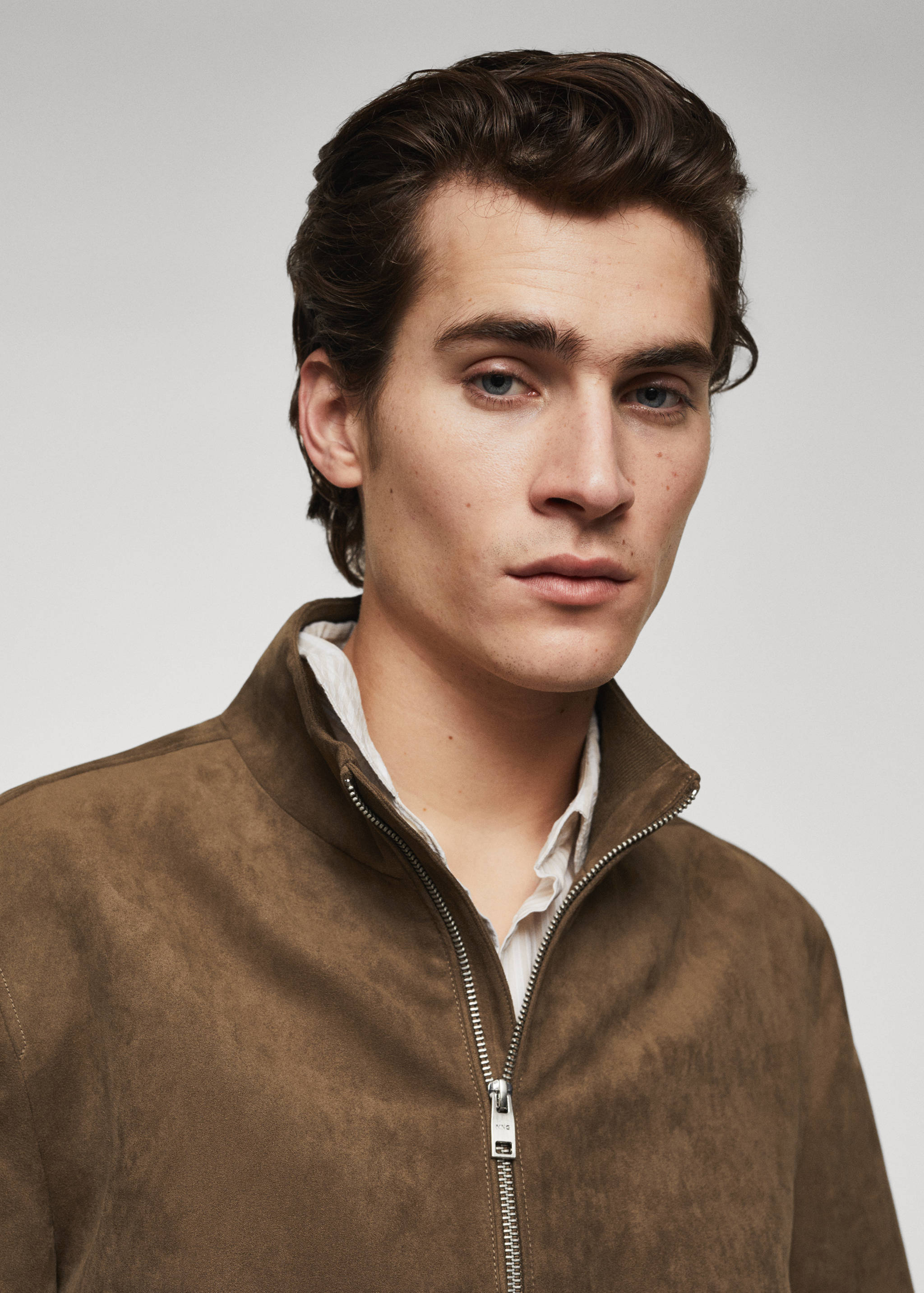 Bomberjacke mit Wildleder-Effekt - Detail des Artikels 1