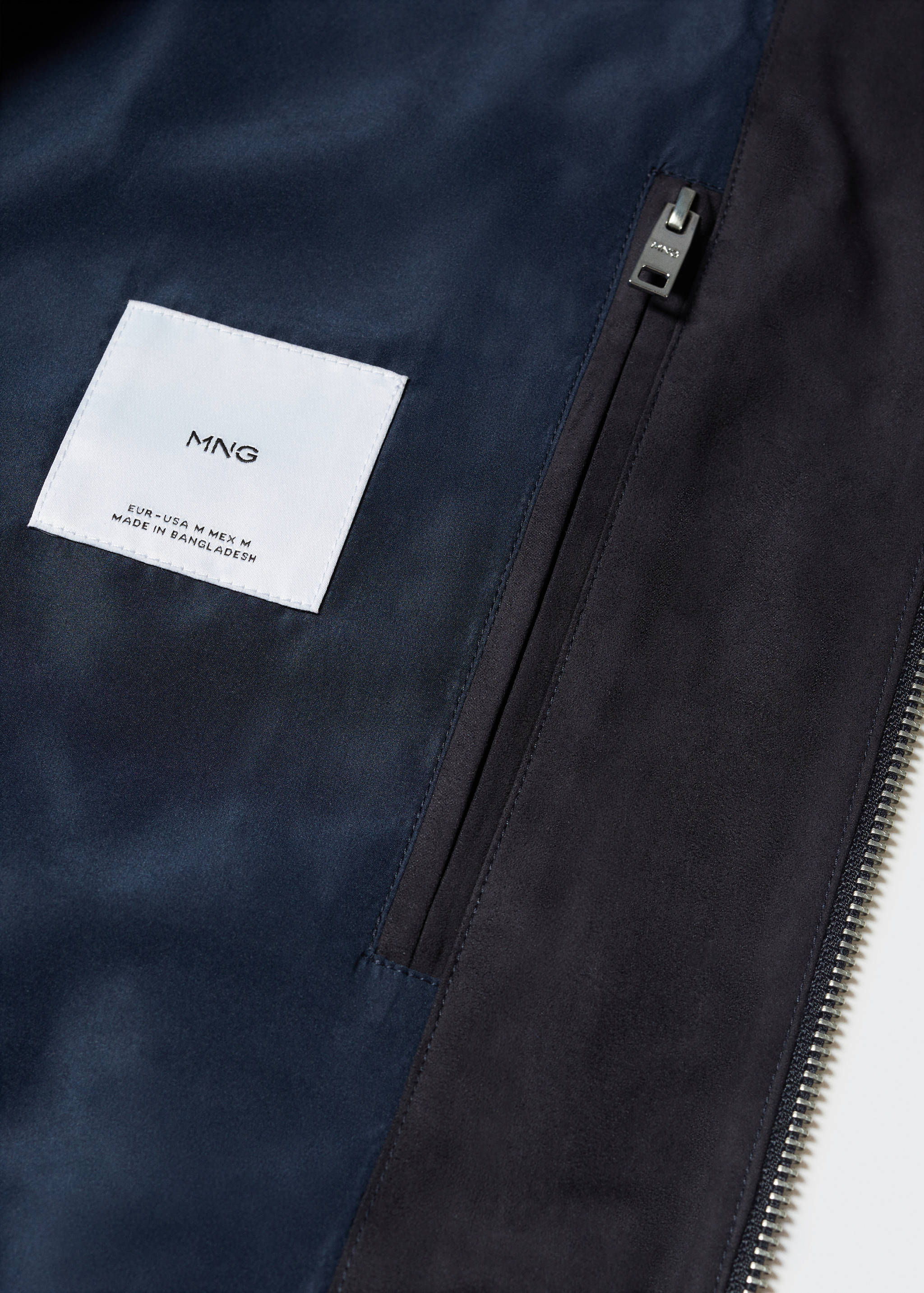 Bomberjacke mit Wildleder-Effekt - Detail des Artikels 8