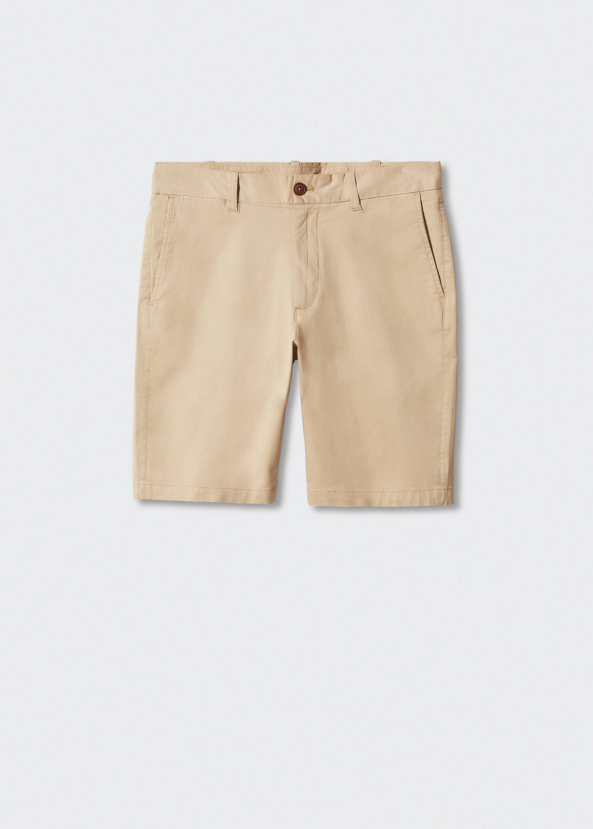 Bavlněné bermudy chino slim fit - Zboží bez modelu