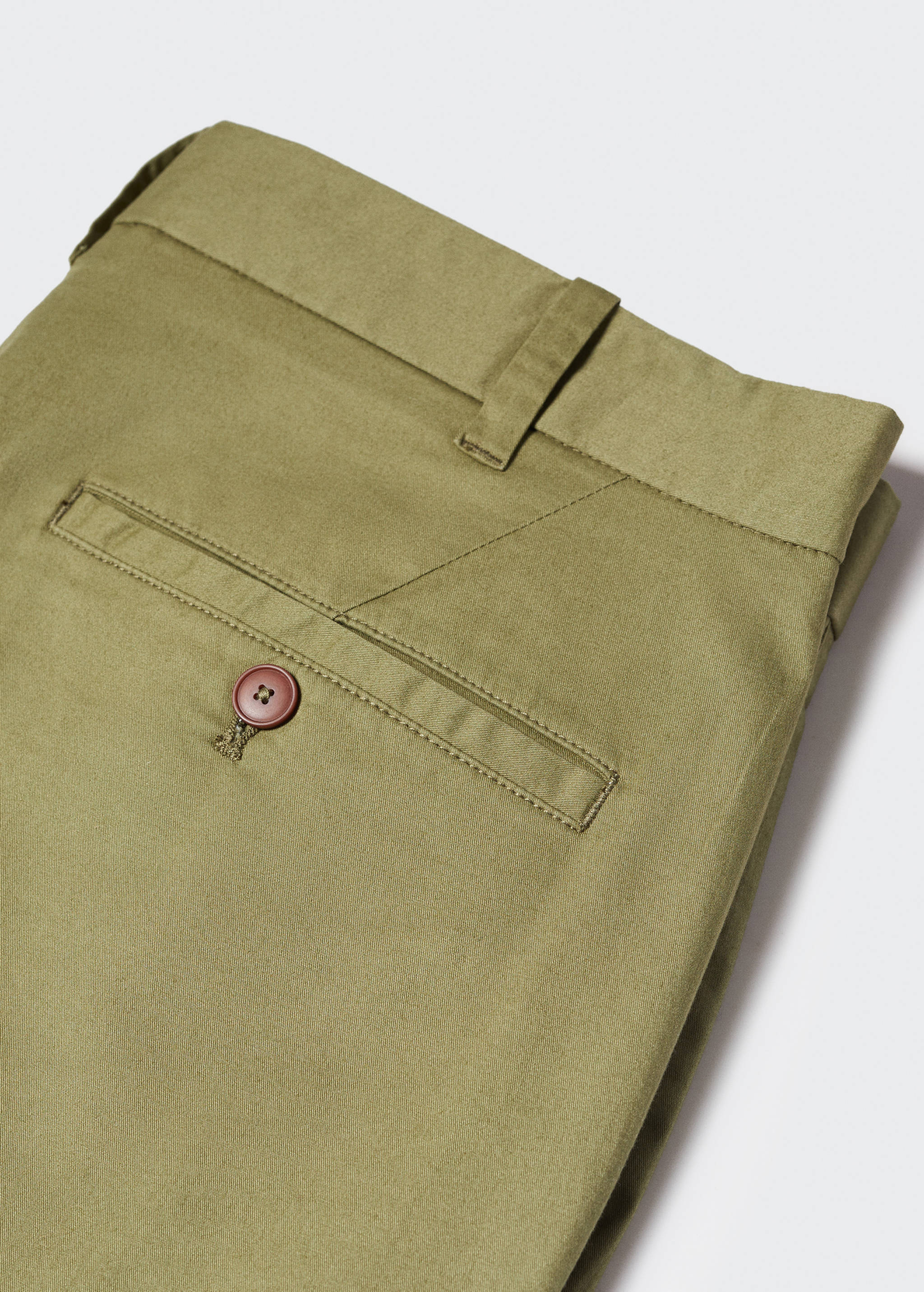Bavlněné bermudy chino slim fit - Detail zboží 8