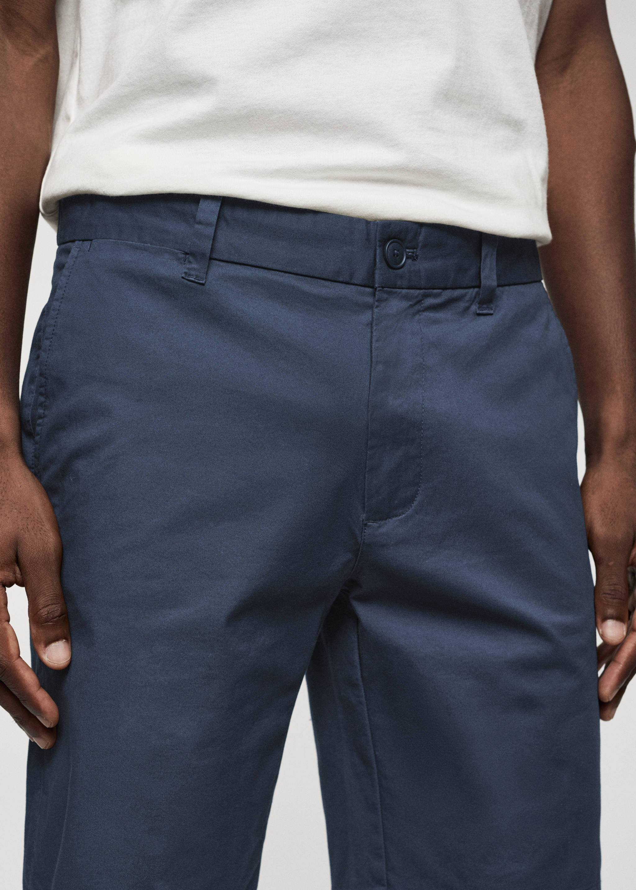 Bavlněné bermudy chino slim fit - Detail zboží 1