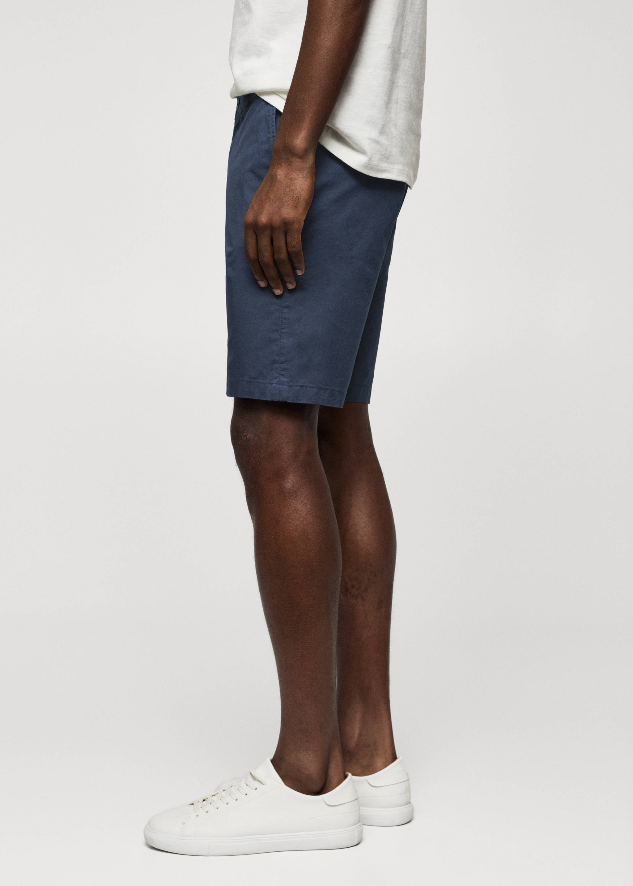 Bavlněné bermudy chino slim fit - Detail zboží 4