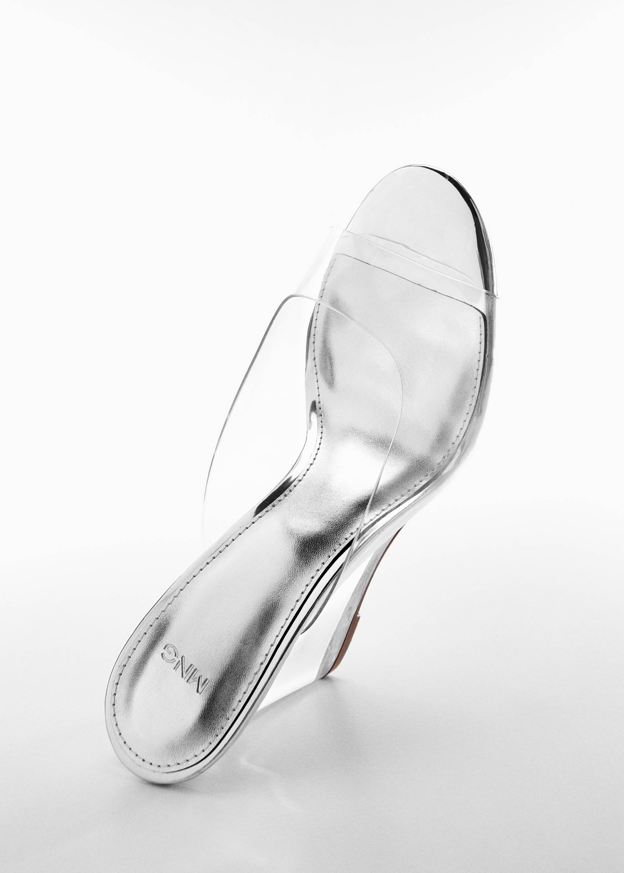 Transparent vinyl wedge sandals - Details of the article 5