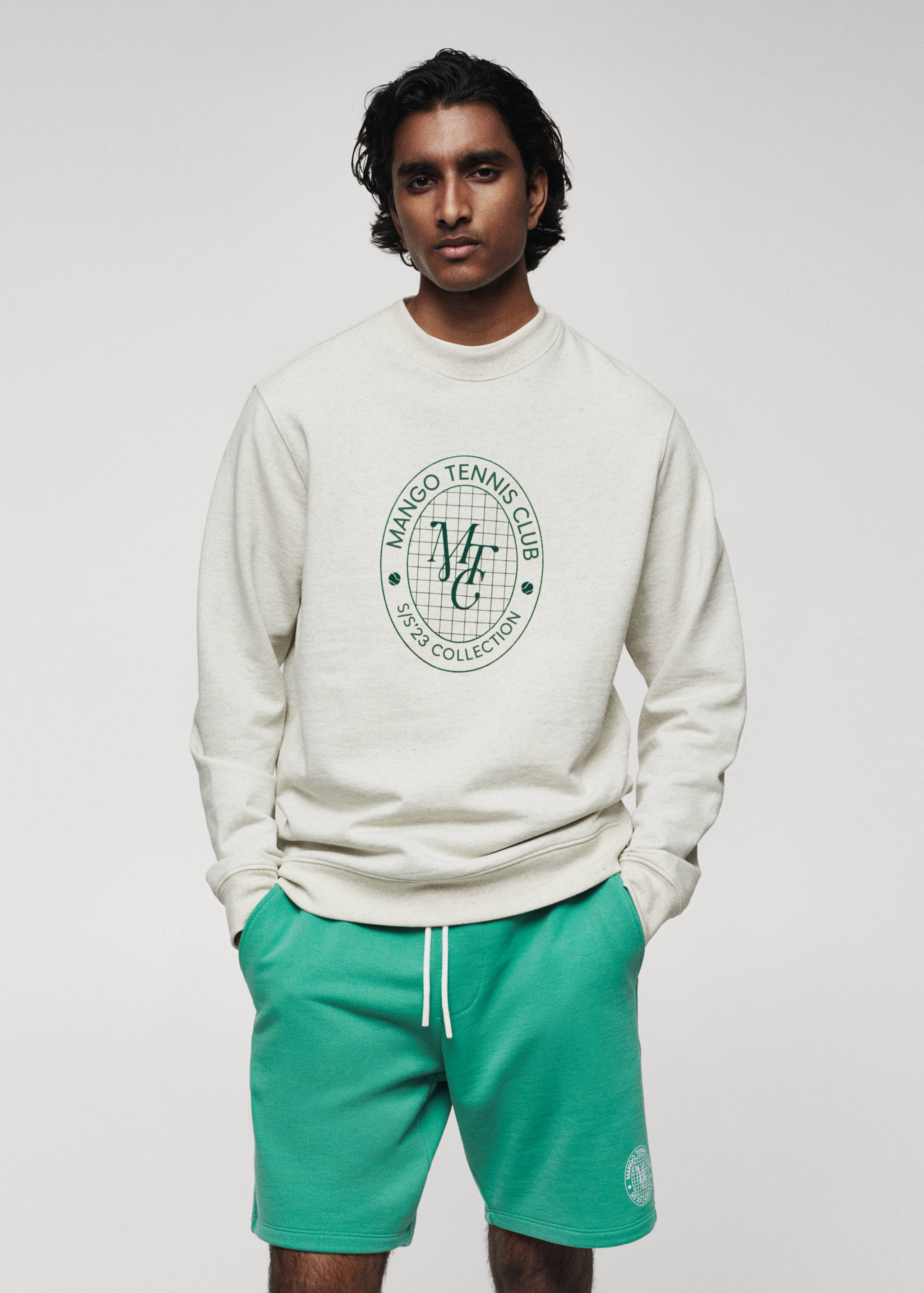 Dessuadora 100% cotó text - Pla mig