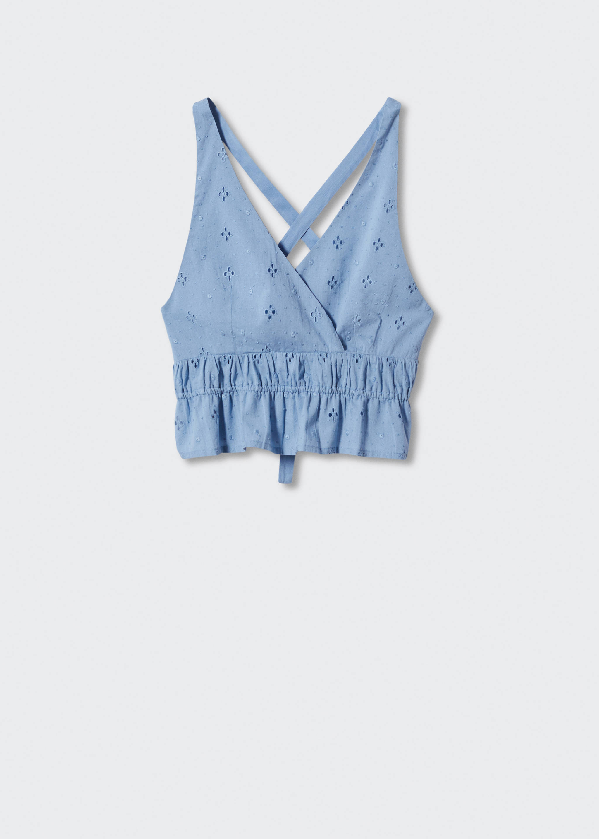 Top crop cruzado - Artigo sem modelo