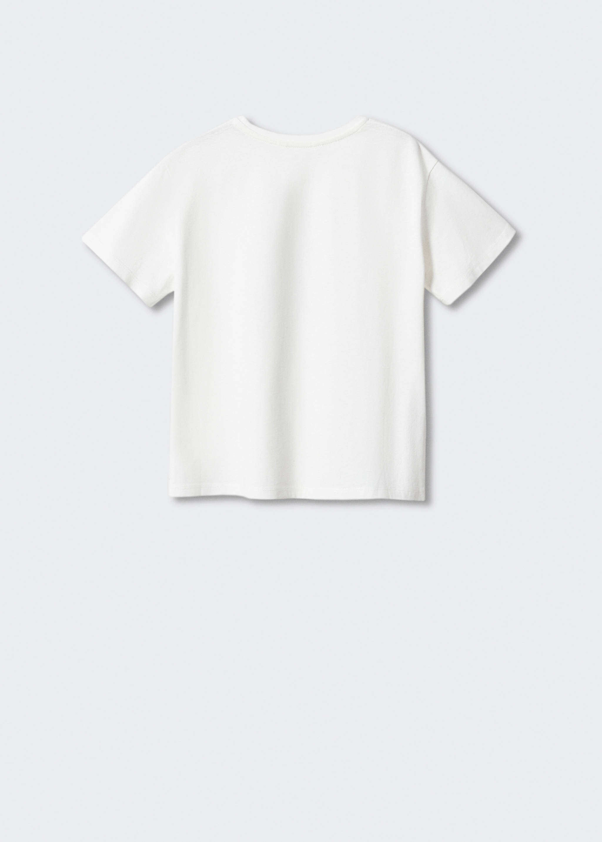 Print textured t-shirt - Reverse of the article