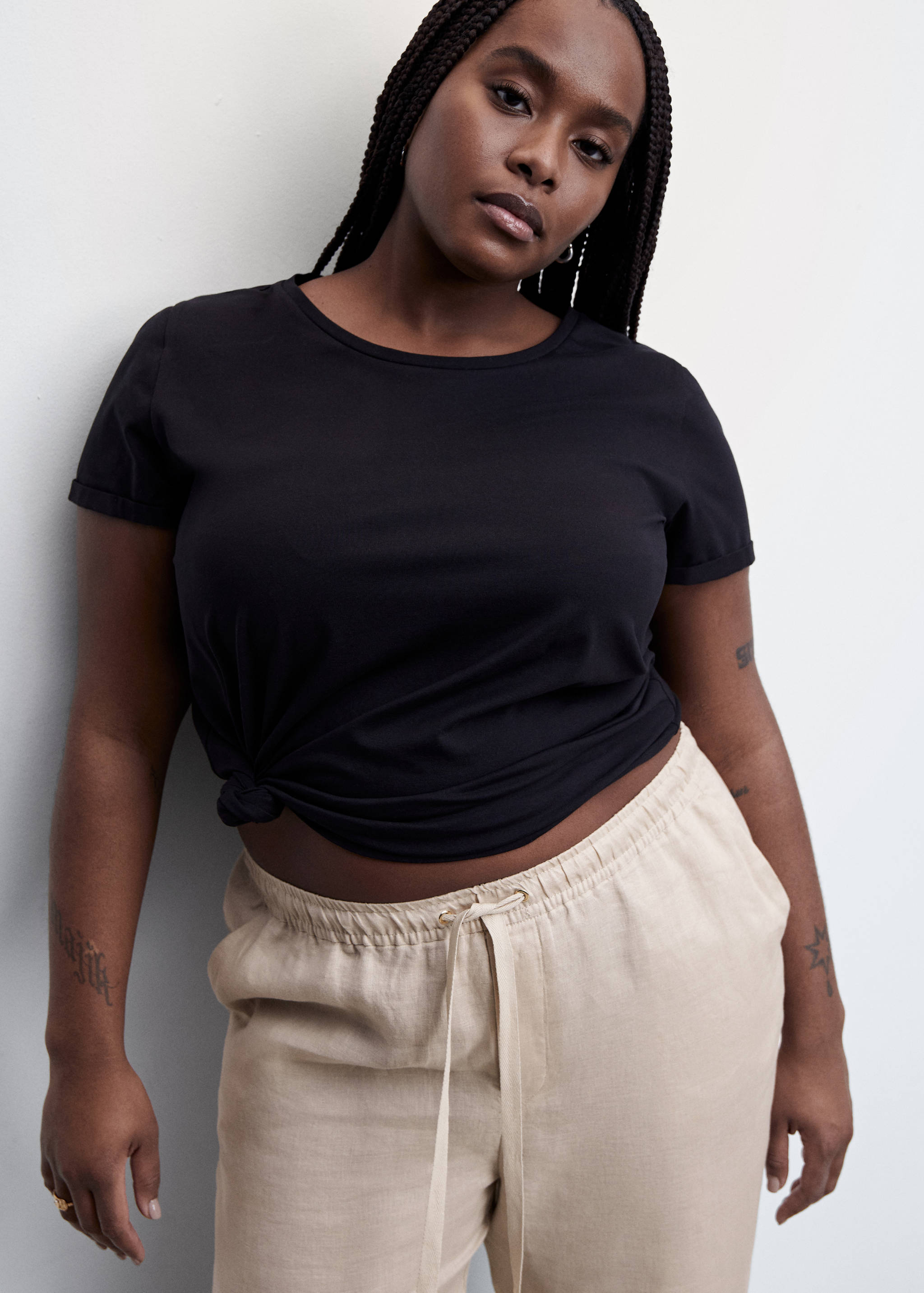 100% linen pants - Details of the article 4