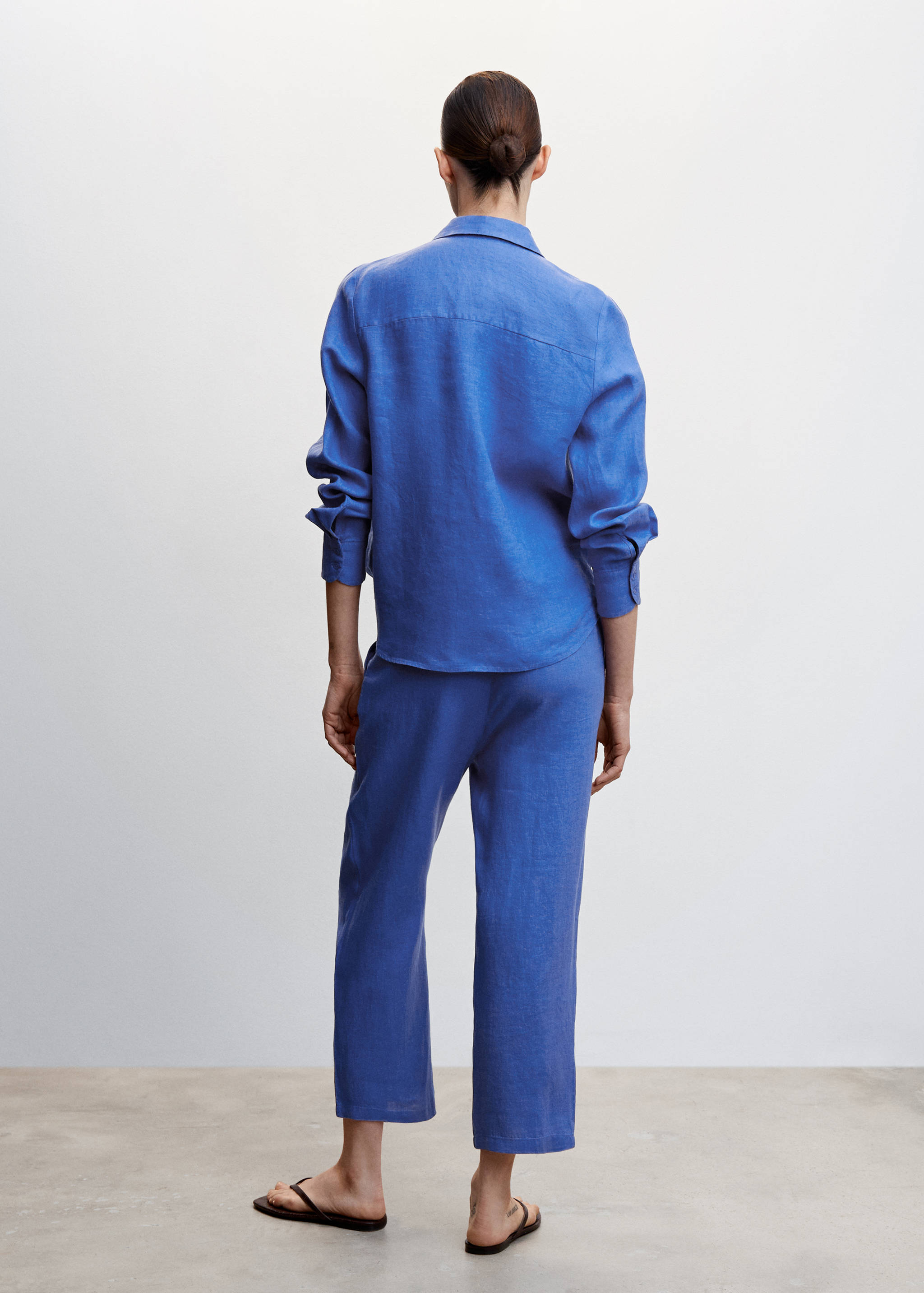 Pantalon 100 % lin - Verso de l’article