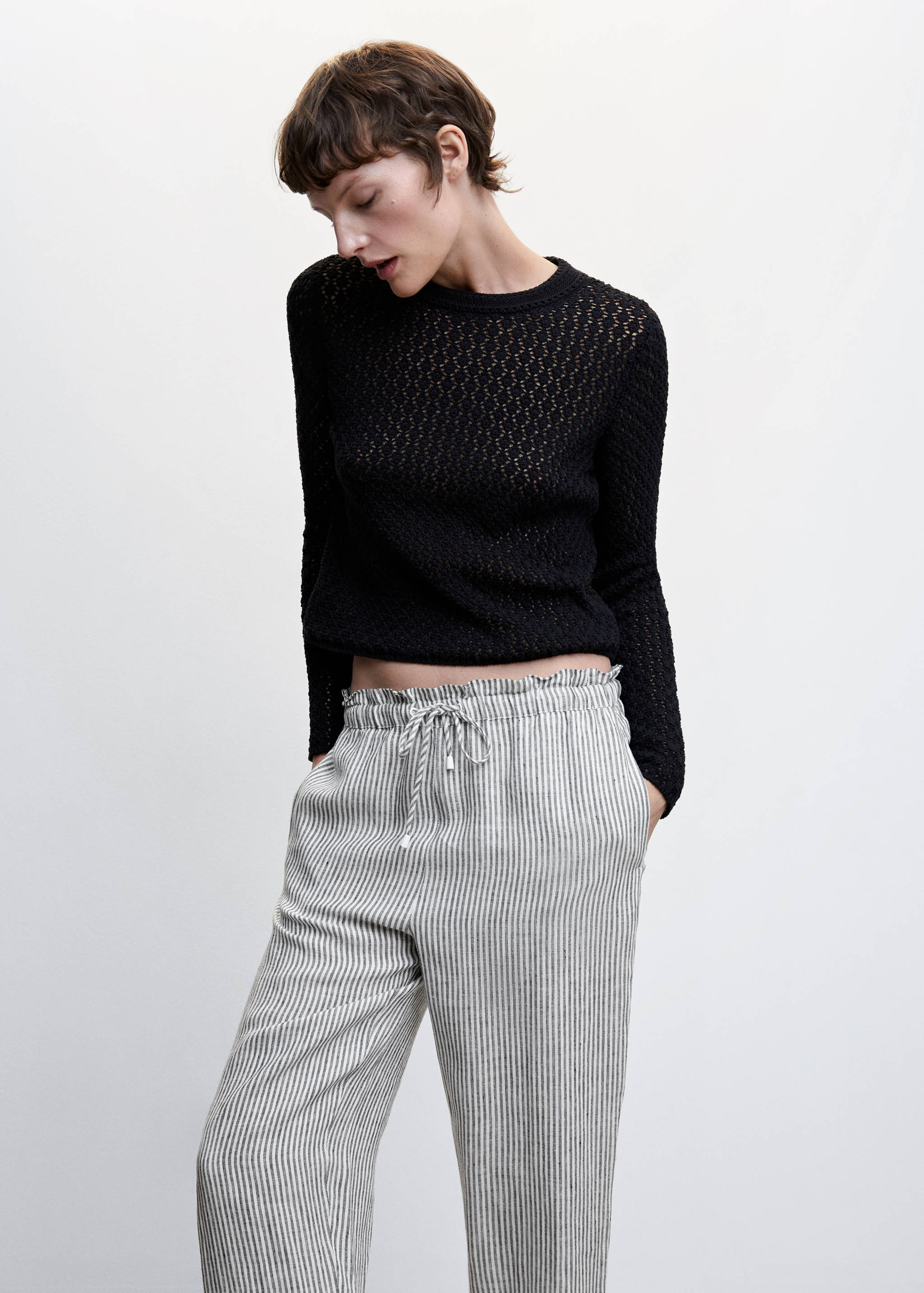 Linnen joggingbroek - Detail van het artikel 1