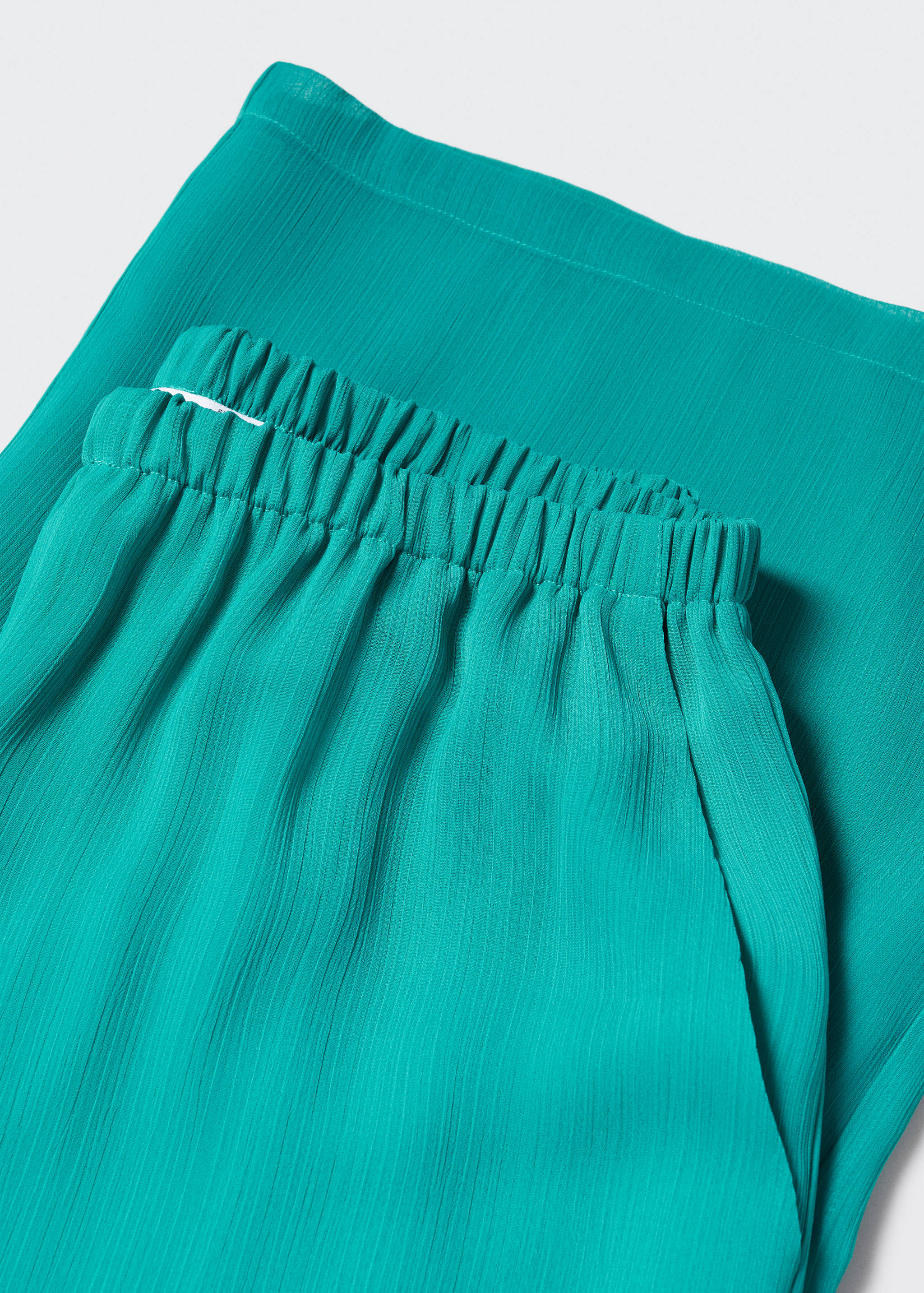 Textured palazzo trousers - Details of the article 8