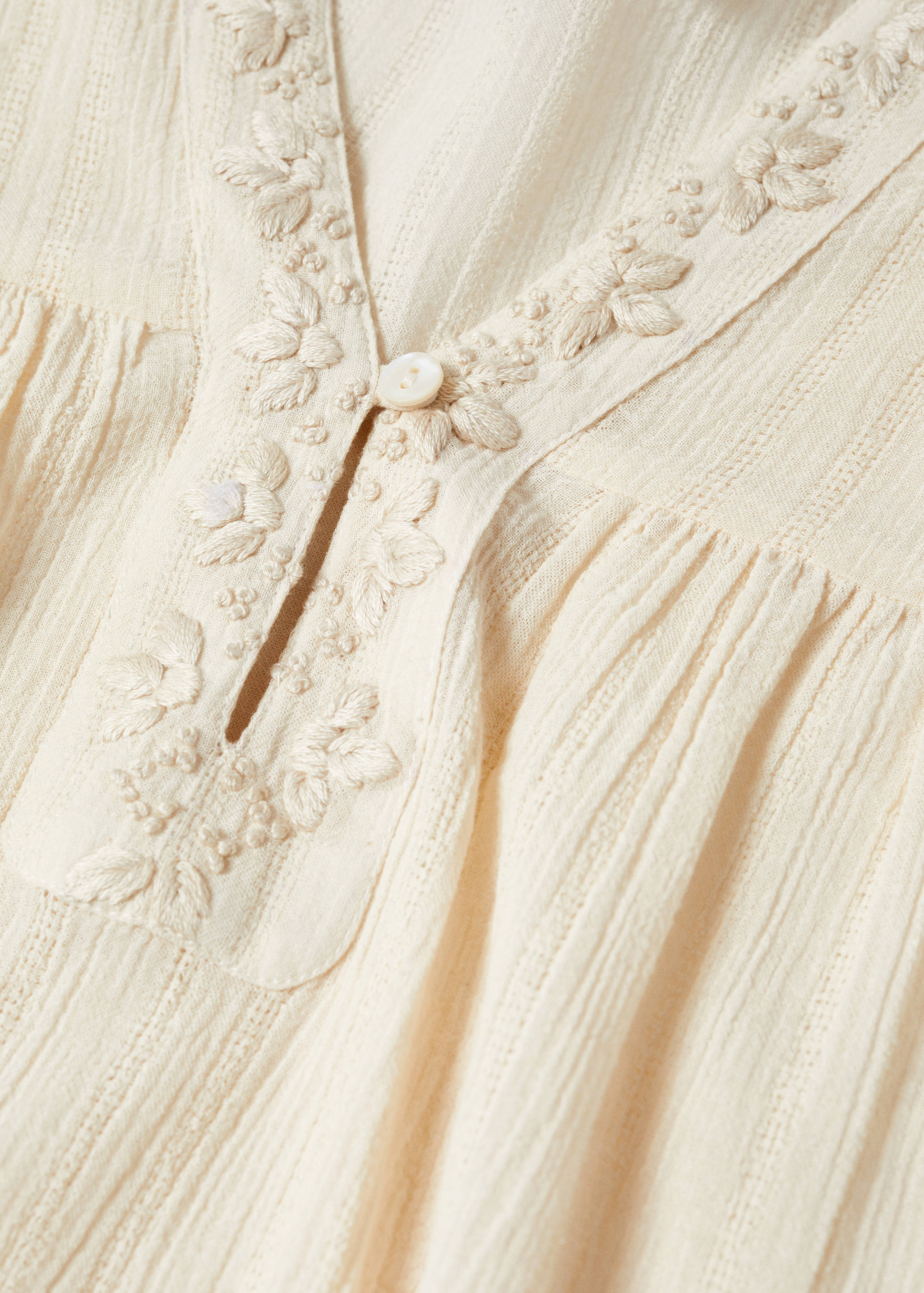 Blusa bordada manga abullonada - Detalle del artículo 8