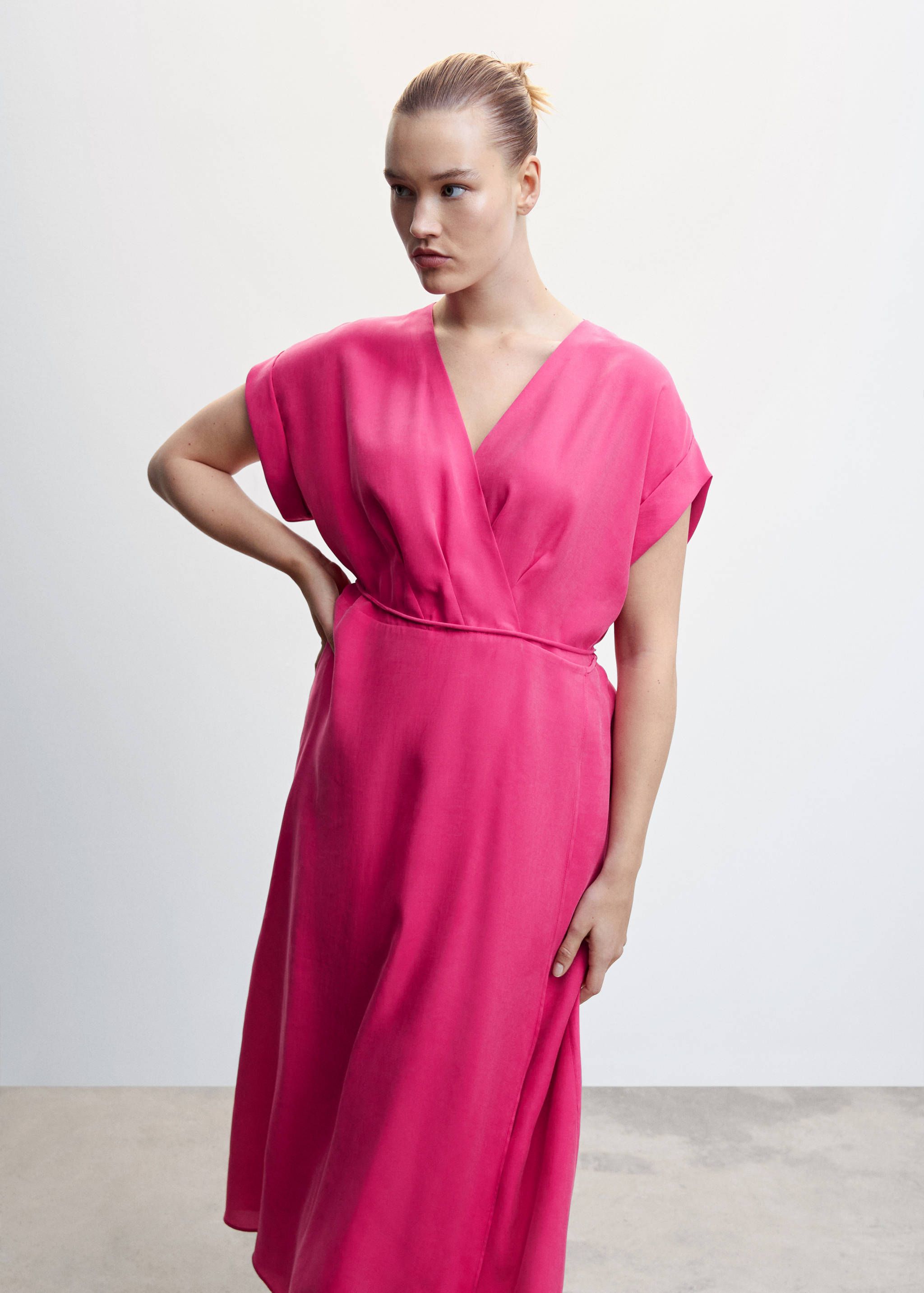 Modal wrap dress - Details of the article 5