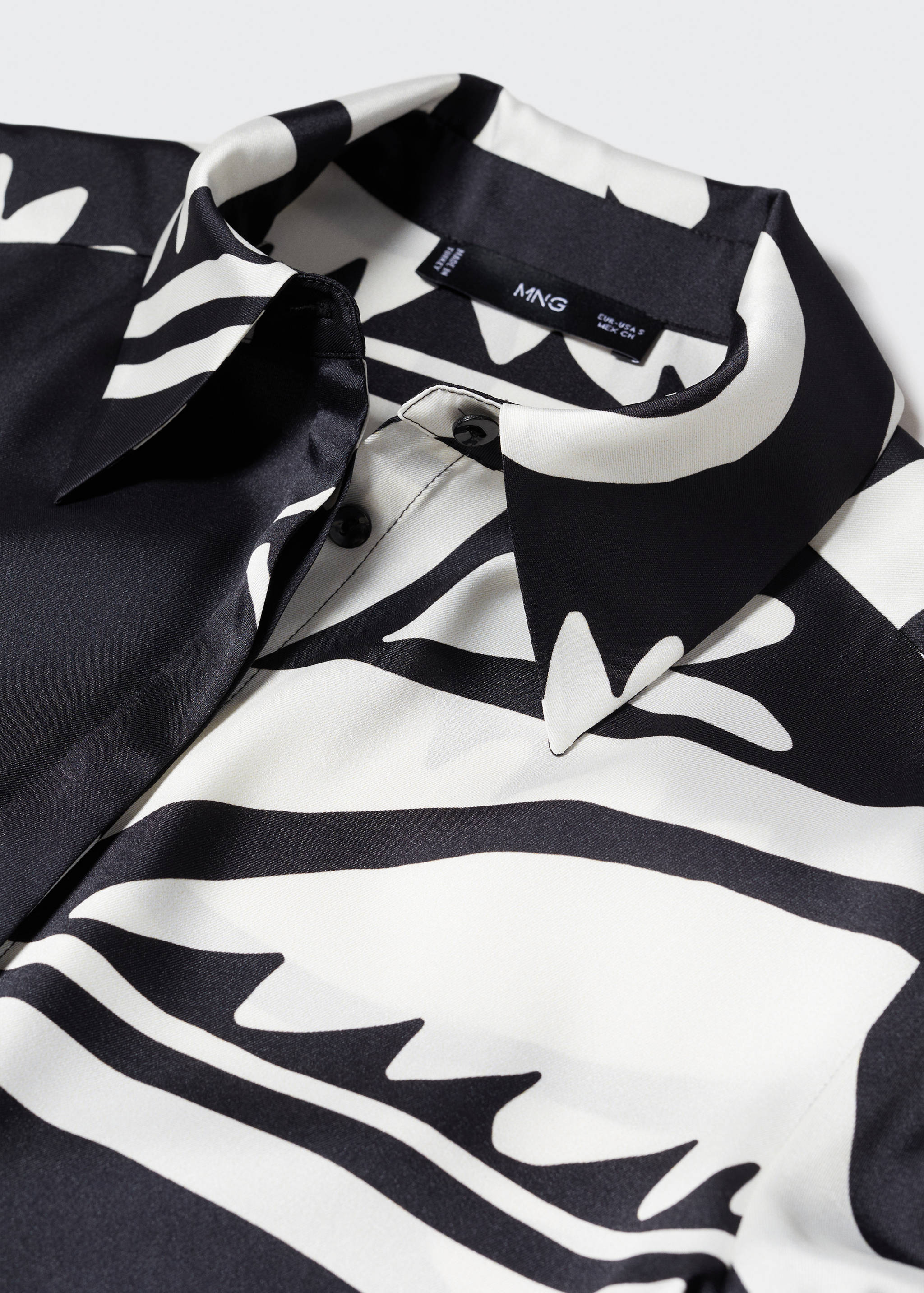 Robe chemisier satinée - Détail de l'article 8