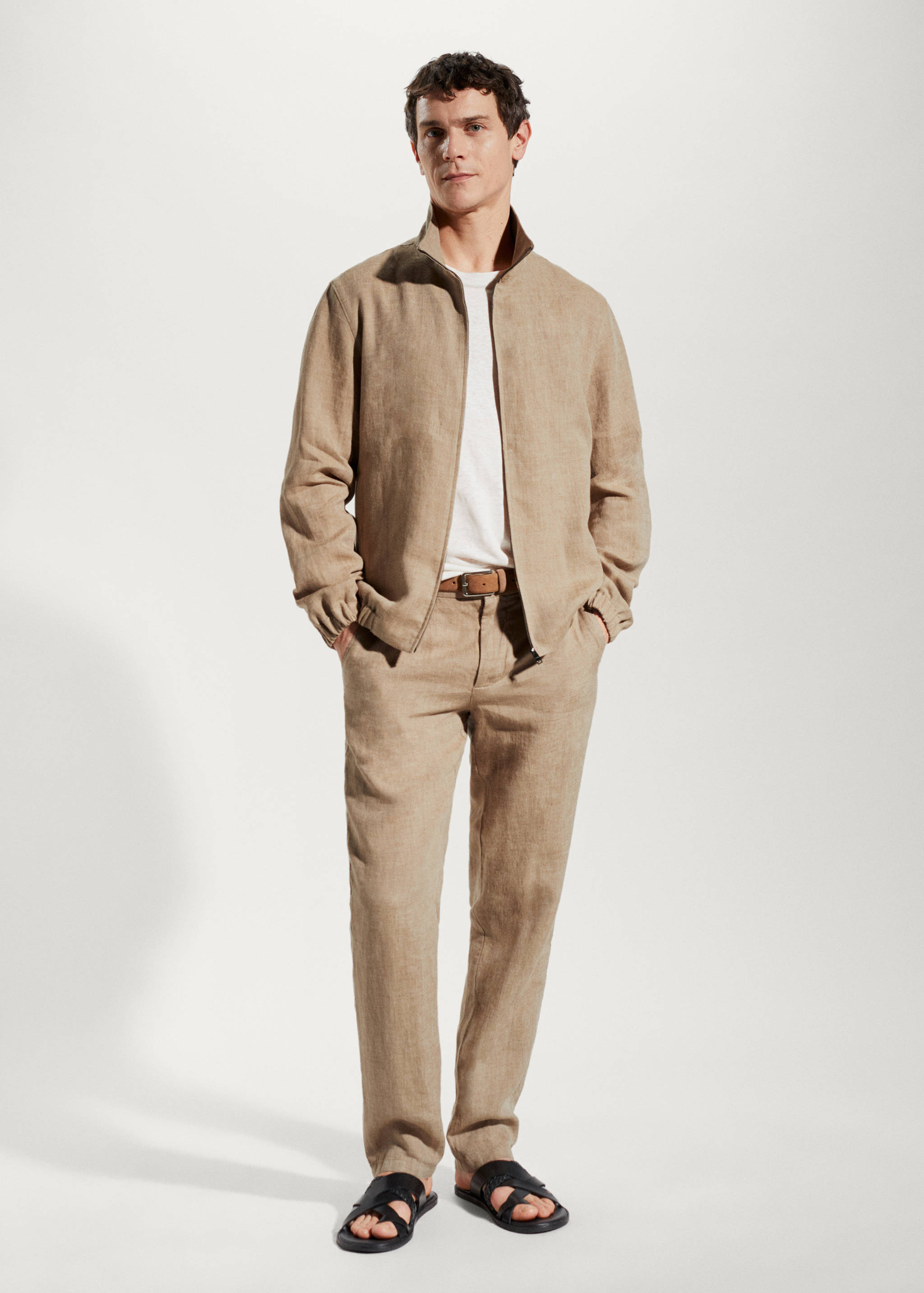 Jaqueta bomber 100% lli - Pla general