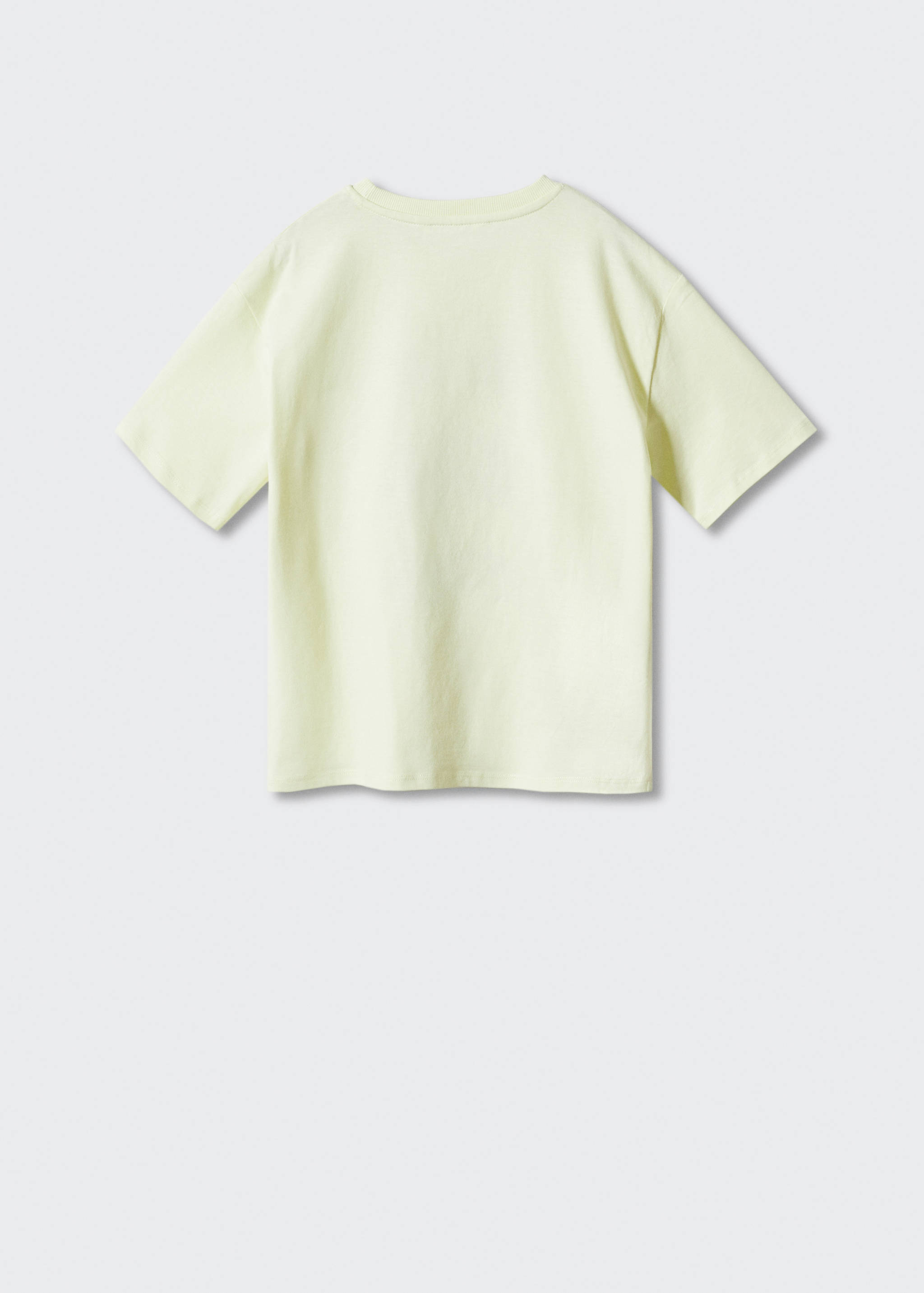 Printed cotton-blend T-shirt - Reverse of the article