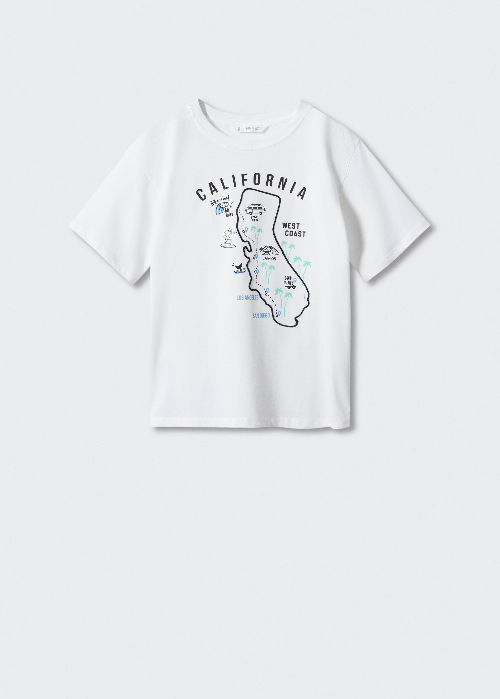 Samarreta barreja cotó estampada - Article sense model