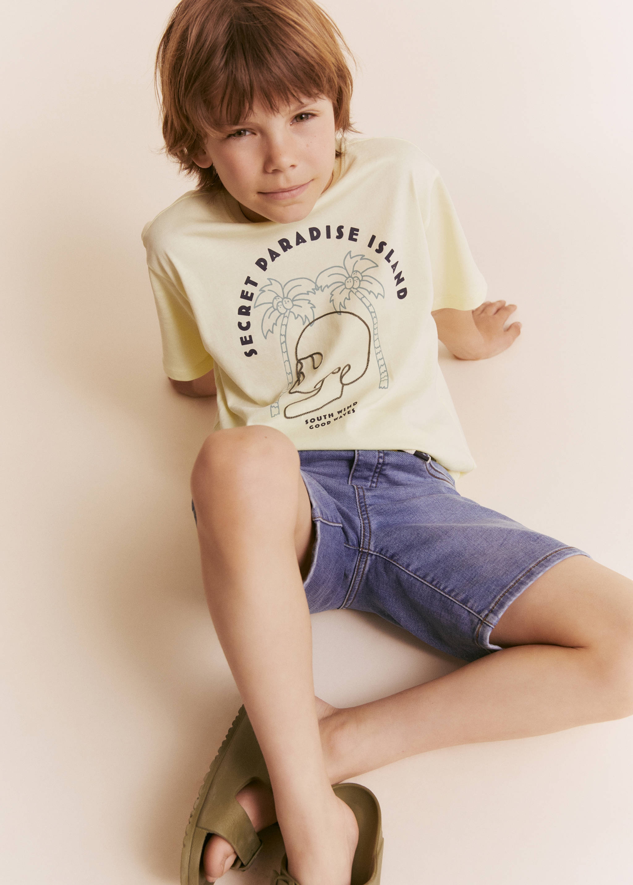 Bedrucktes Baumwoll-T-Shirt - Detail des Artikels 5