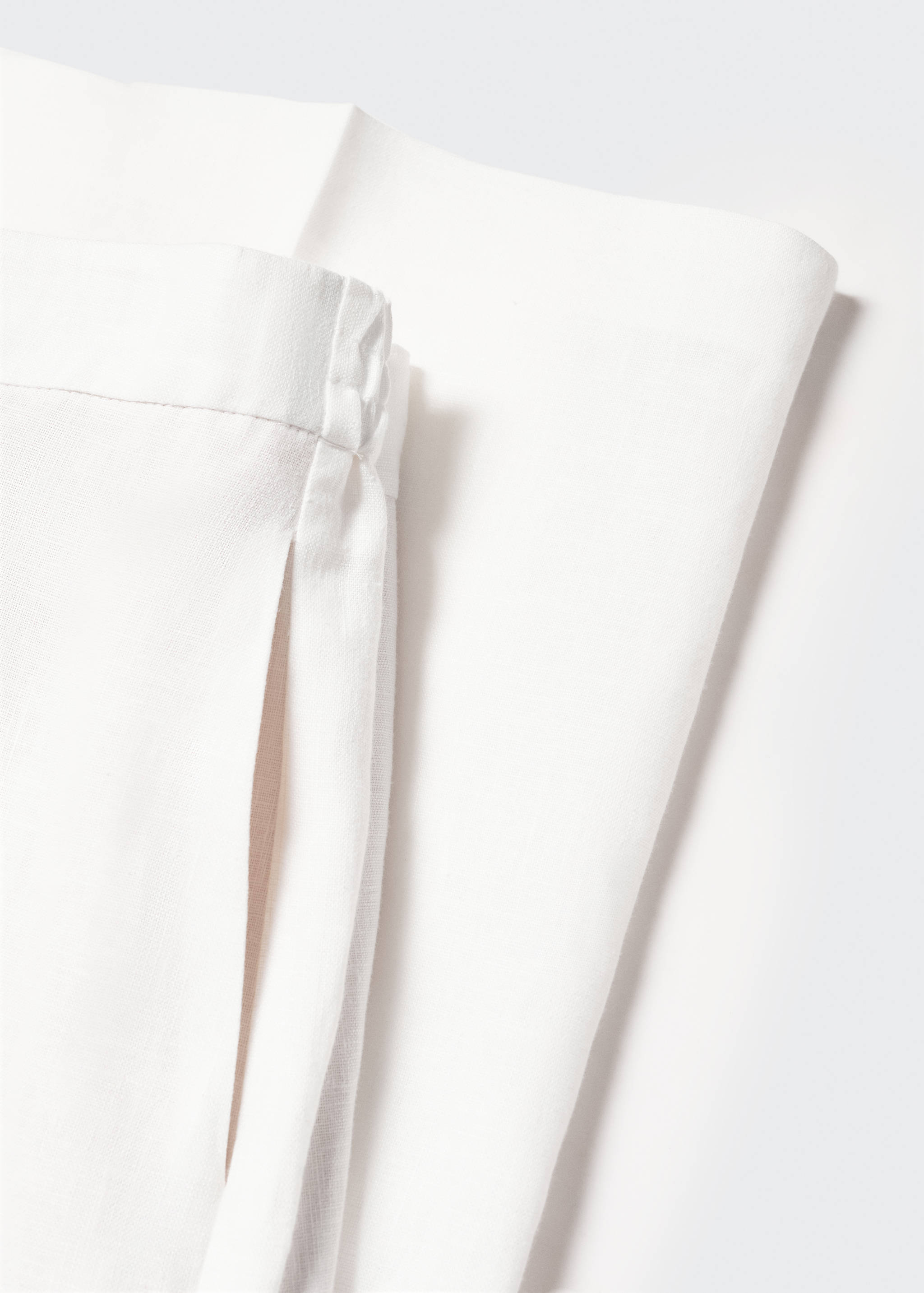 100% linen culotte pants - Details of the article 8