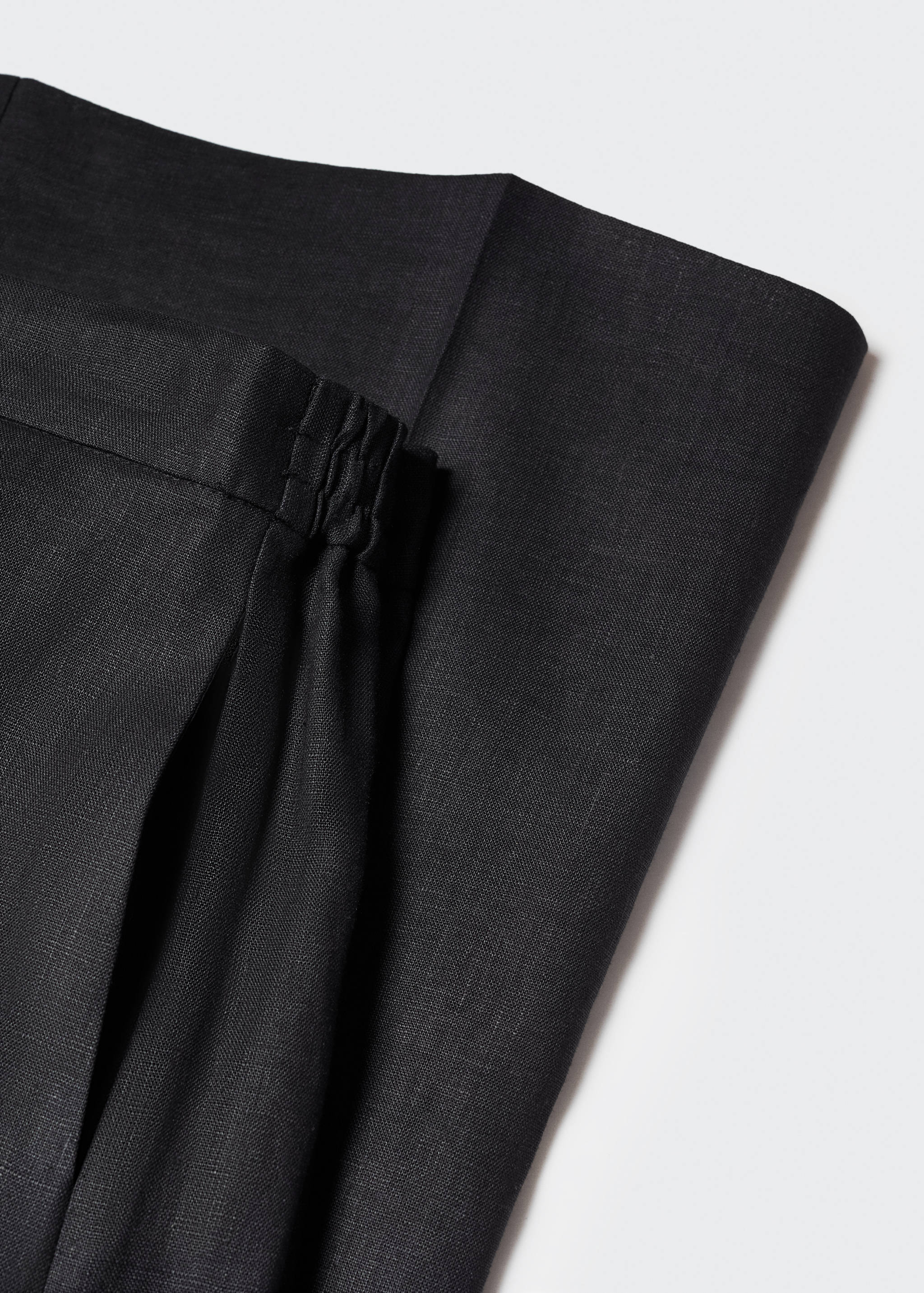 100% linen culotte pants - Details of the article 8
