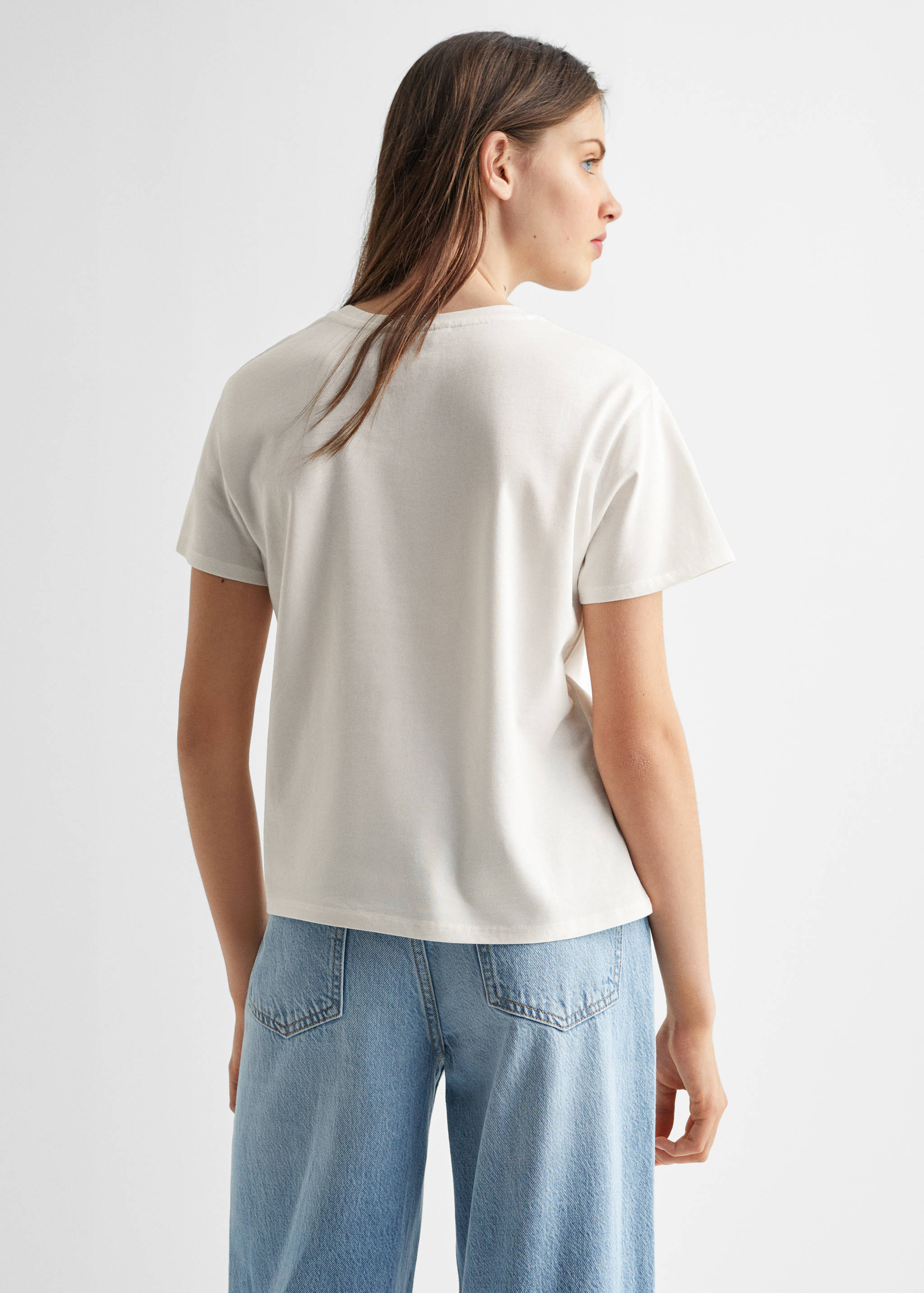 Short sleeve t-shirt - Reverse of the article