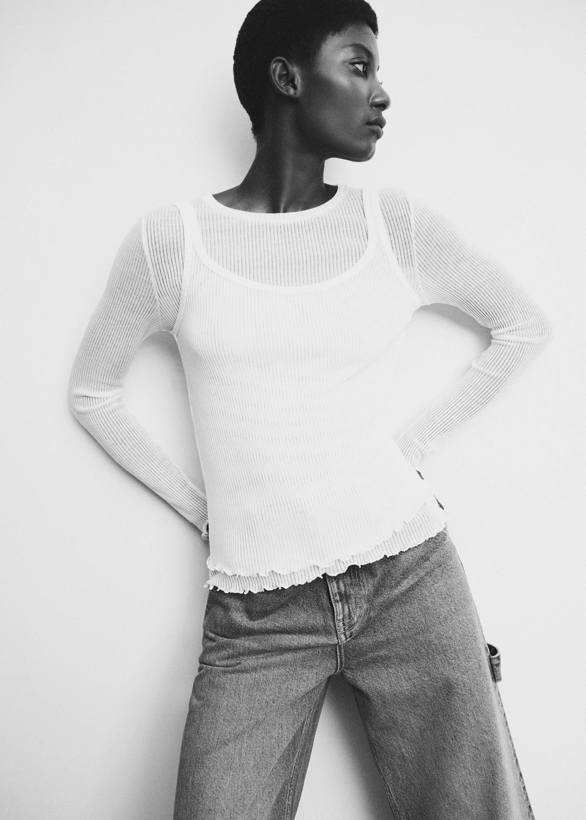 Camiseta combinada top - Detalle del artículo 2