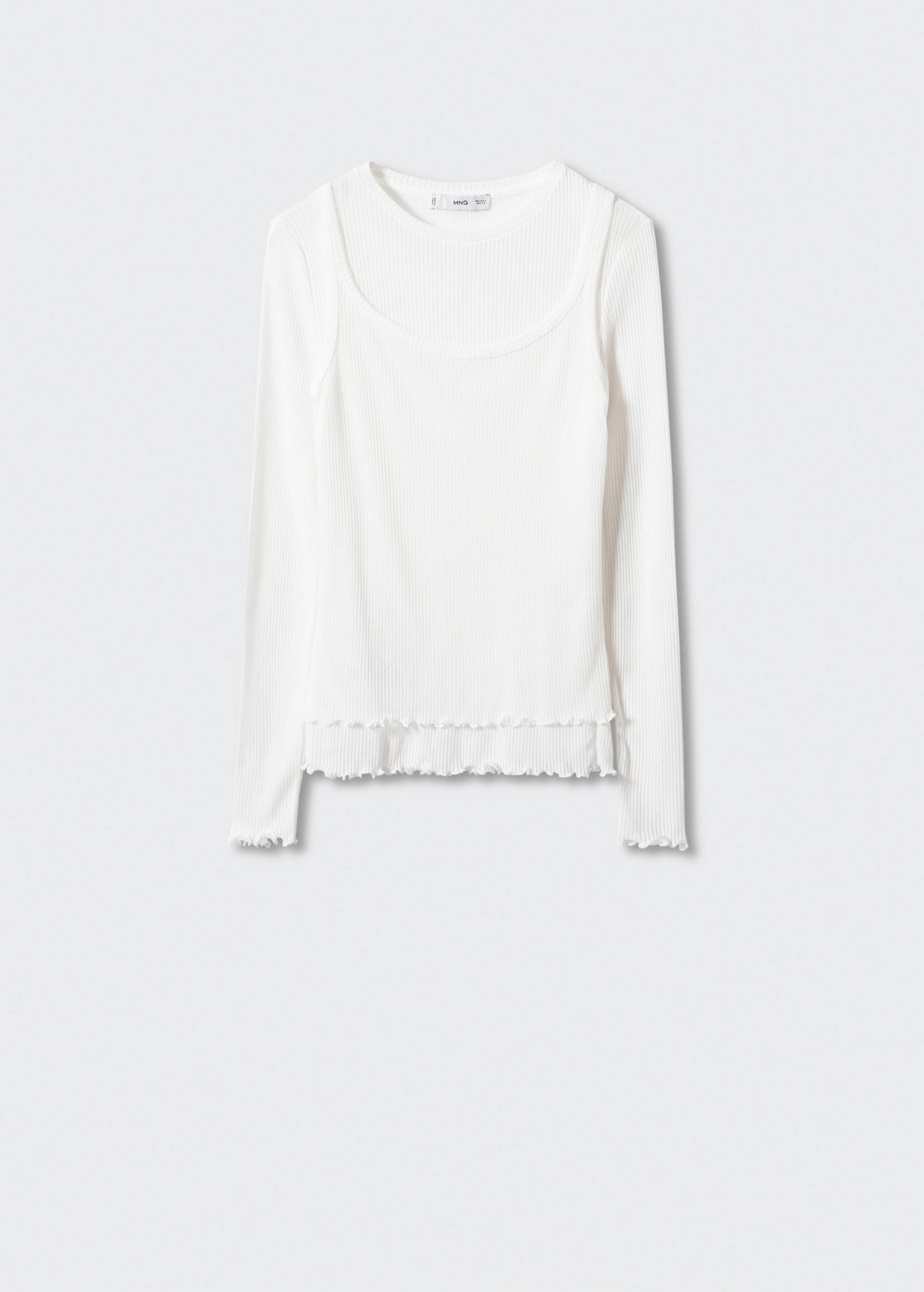 Camiseta combinada top - Artículo sin modelo