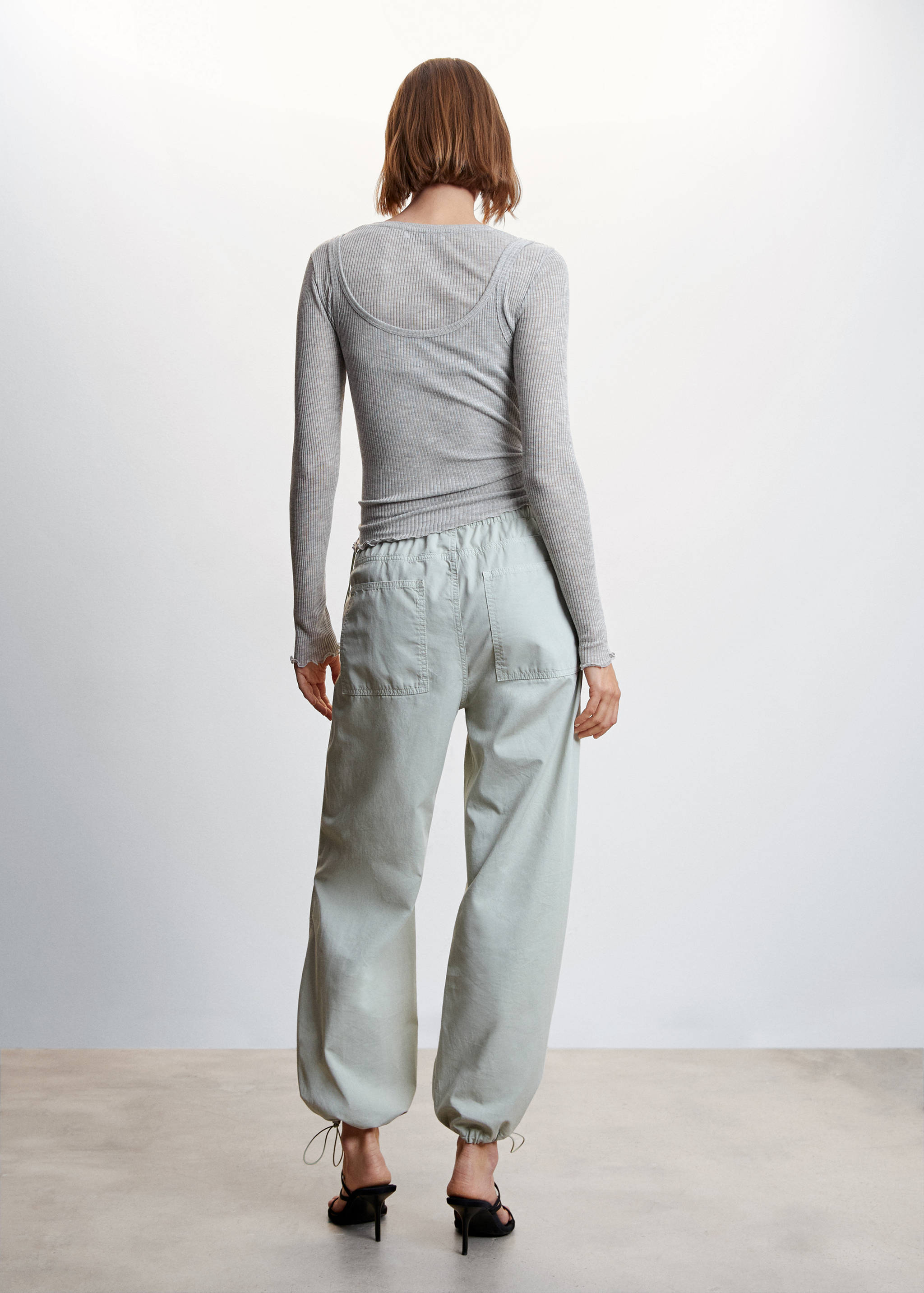 Camiseta combinada top - Reverso del artículo