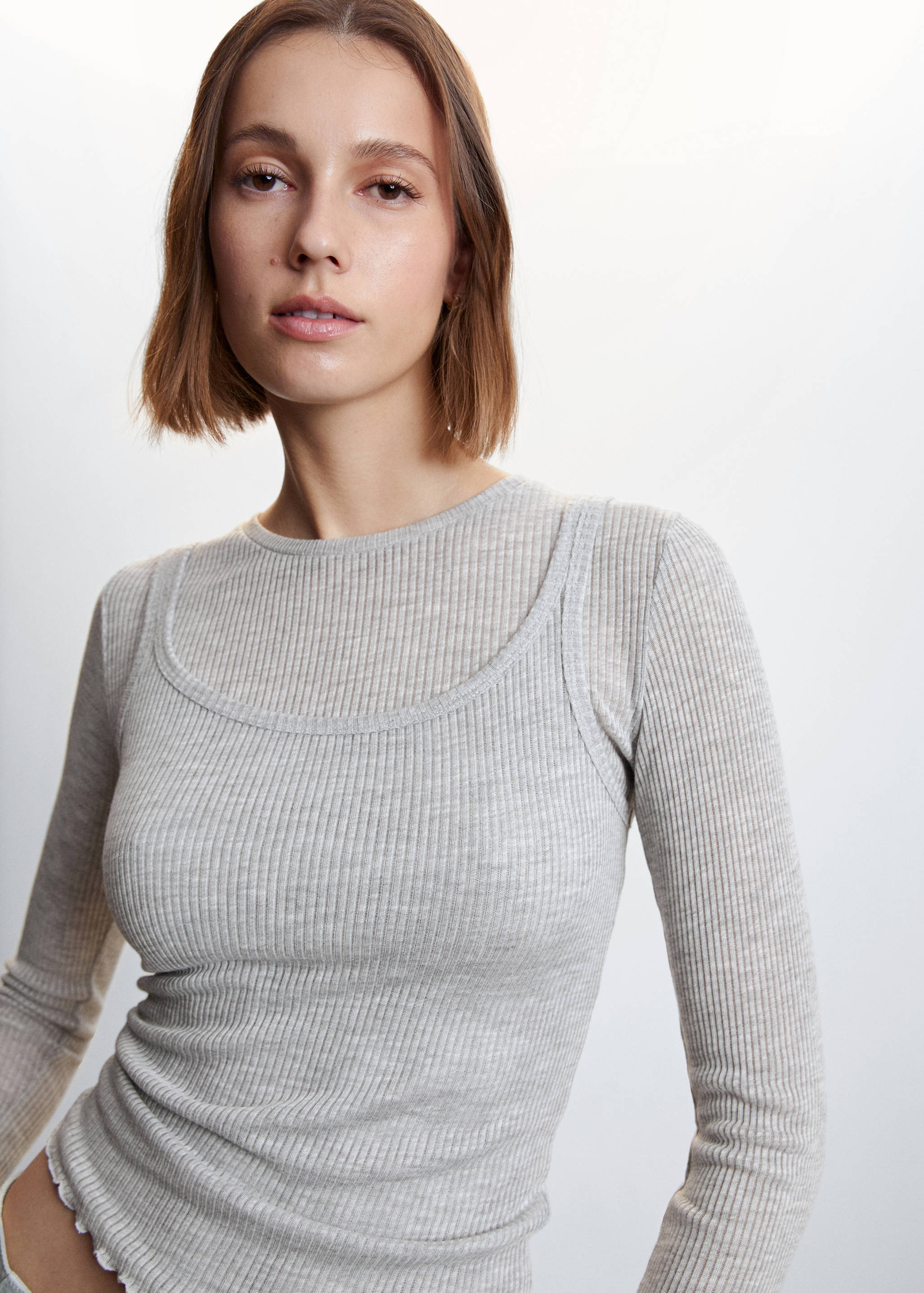 Camiseta combinada top - Detalle del artículo 1