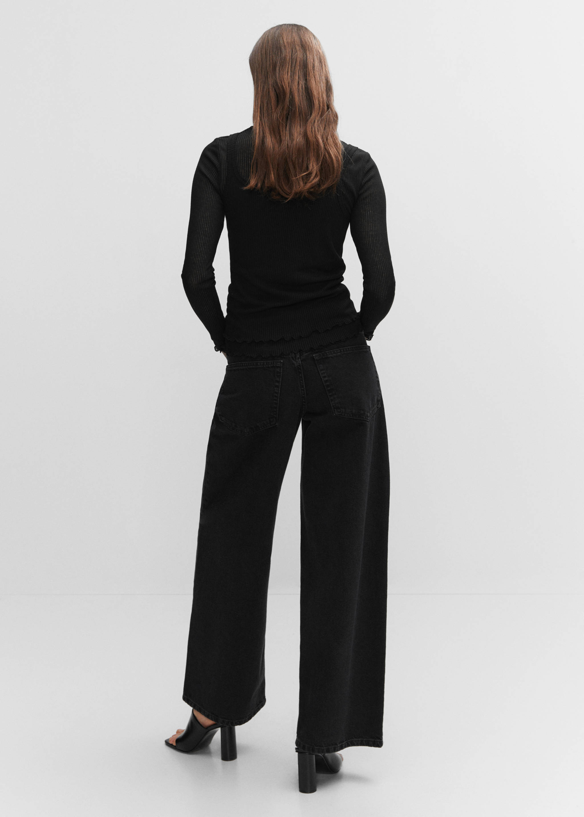 Camiseta combinada top - Reverso del artículo