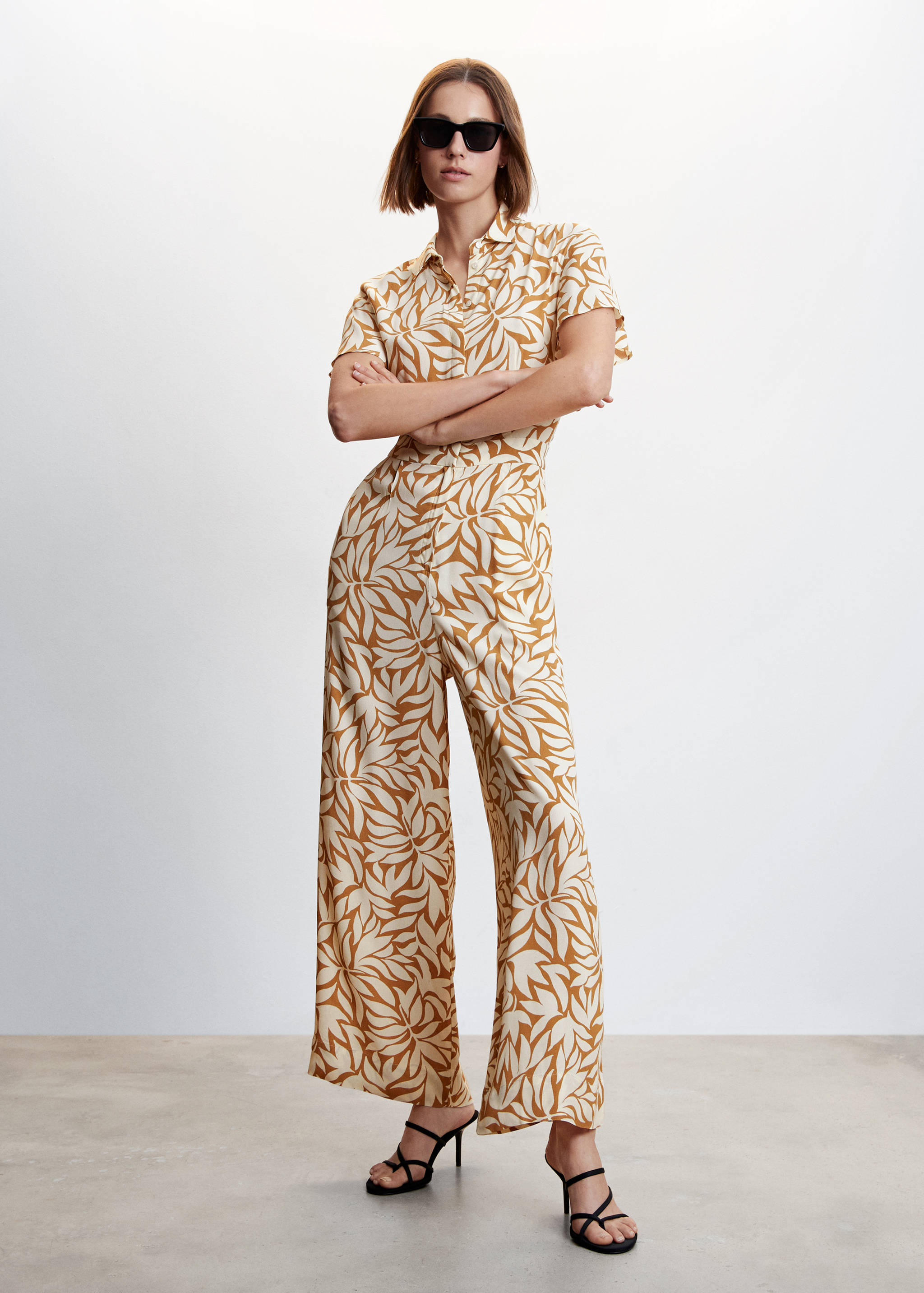 Printed shirt jumpsuit - General plane
