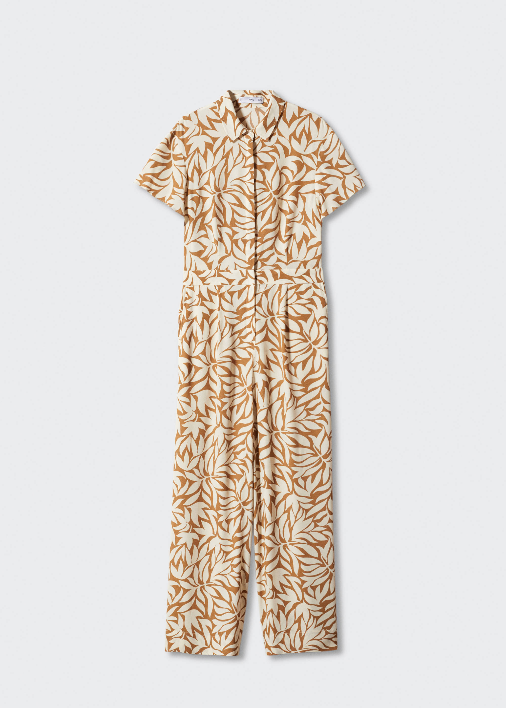 Printed shirt jumpsuit - Article without model