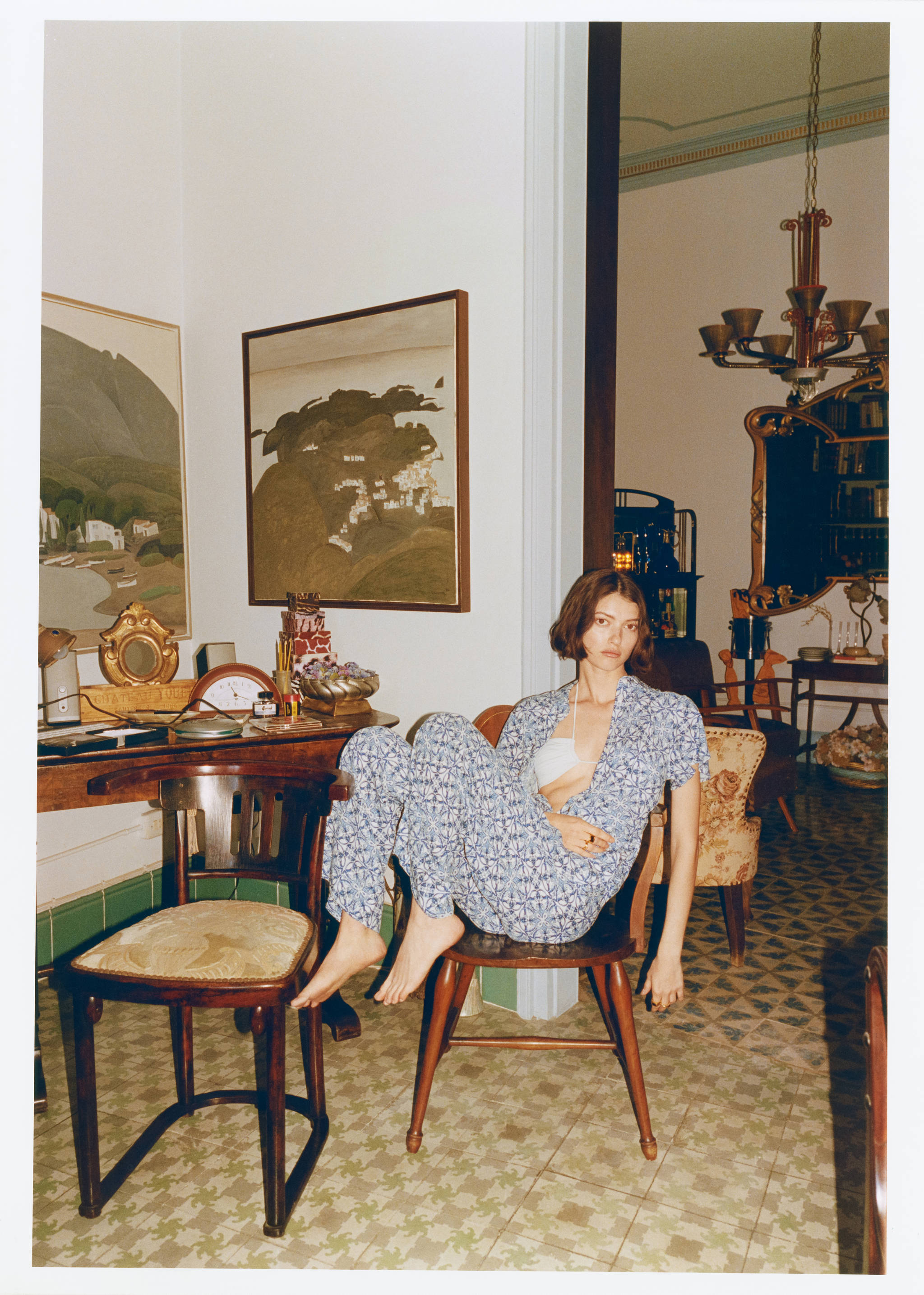 Printed shirt jumpsuit - Details of the article 6