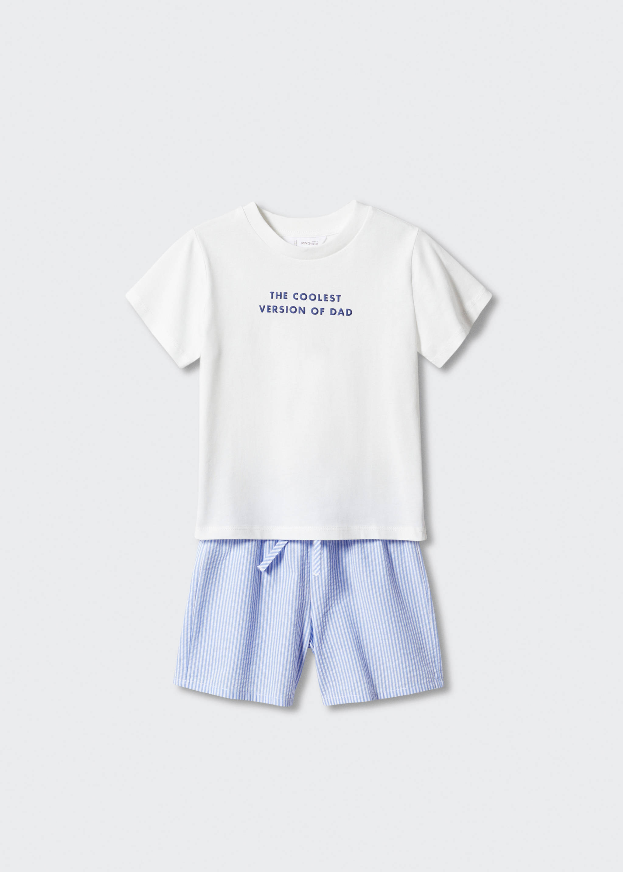 Kurzer Streifen-Pyjama - Artikel ohne Model