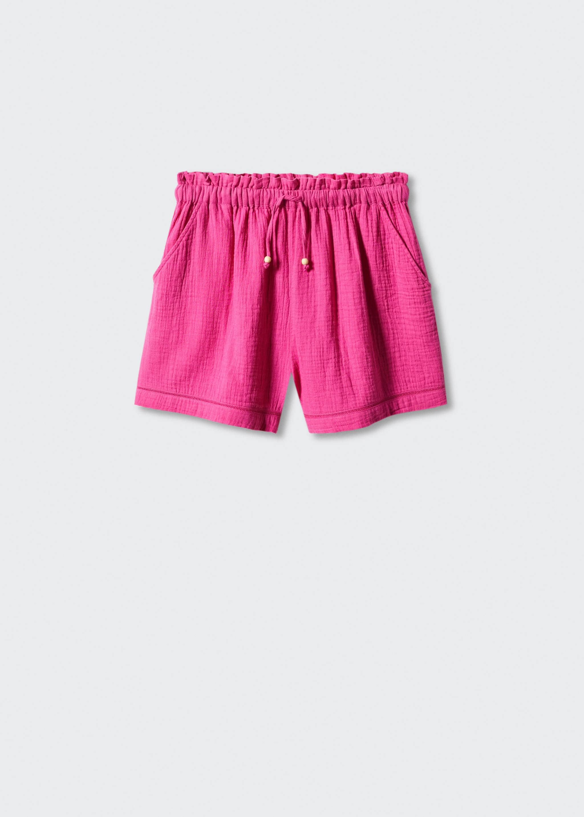 Cotton shorts with elastic waist - Article without model
