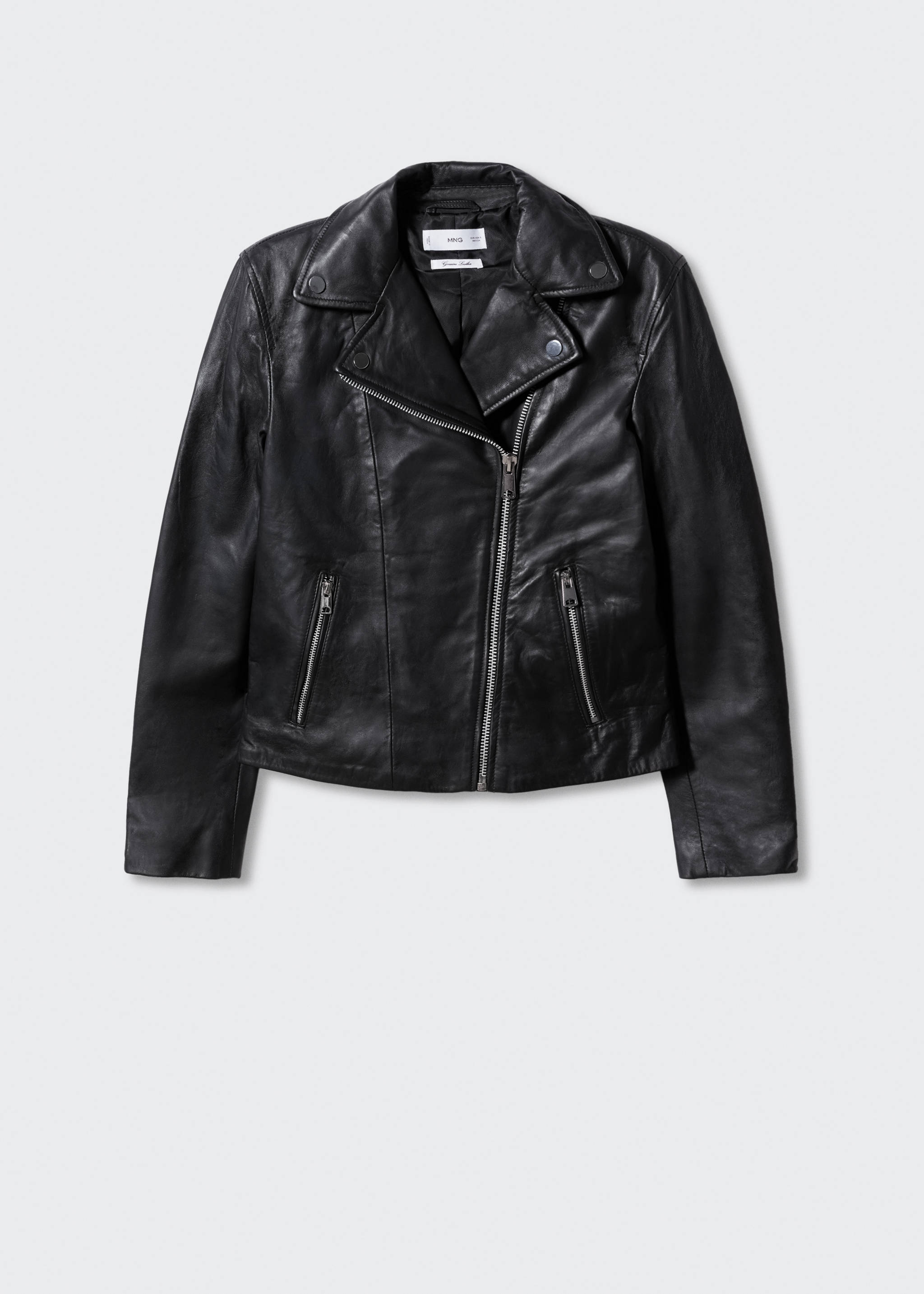 Blouson biker en cuir - Article sans modèle