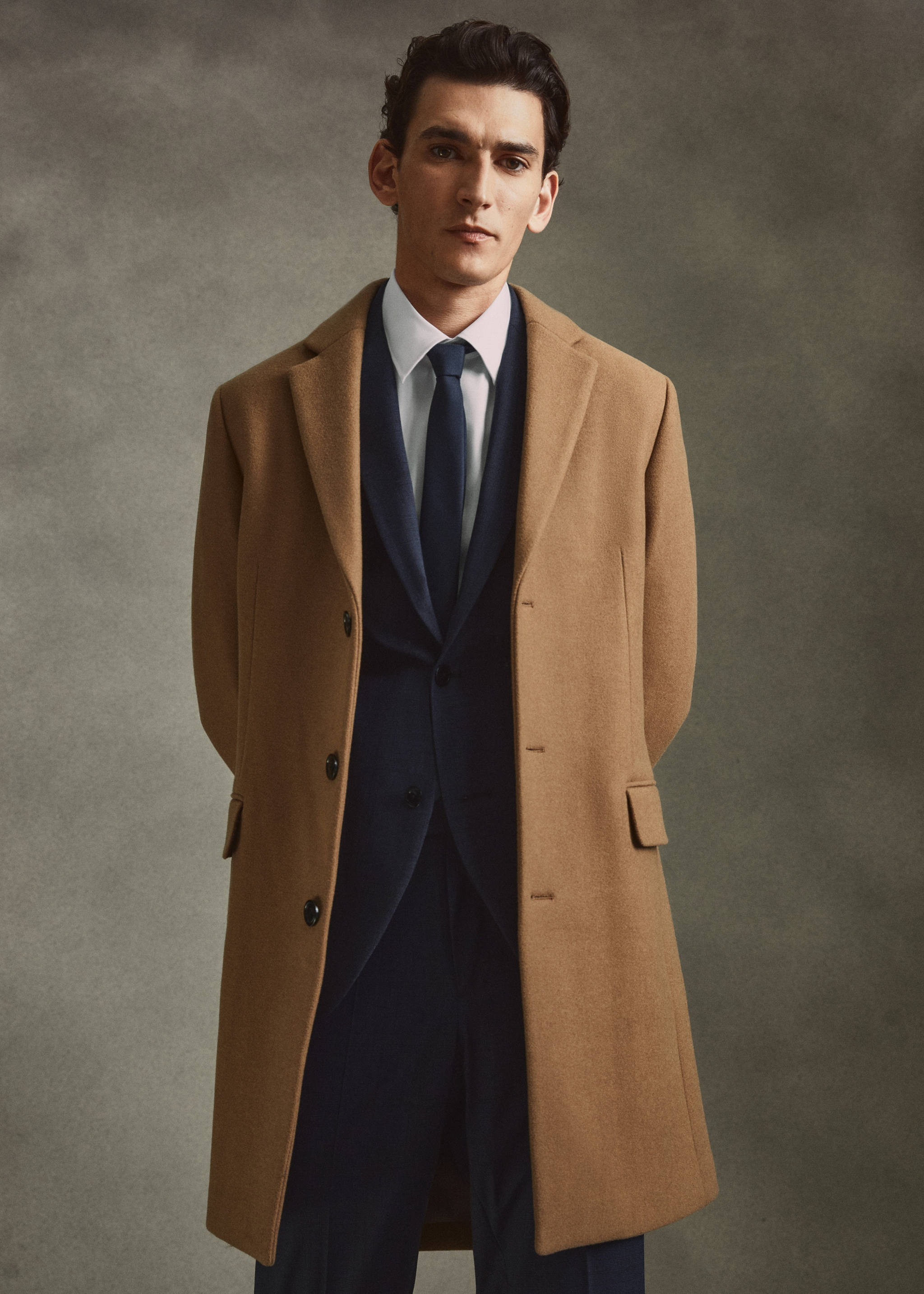 Long recycled wool coat - Details of the article 5