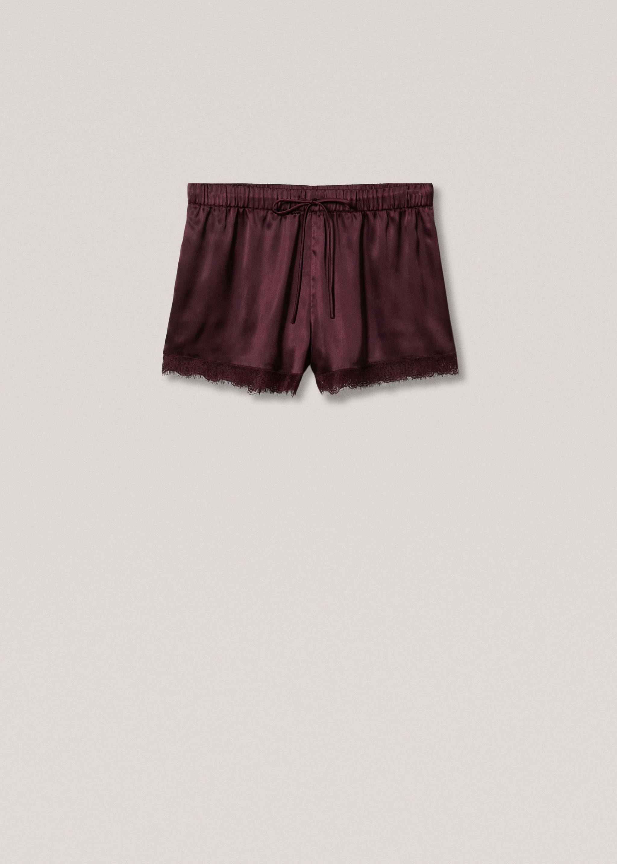 Satin lace shorts - Details of the article 5
