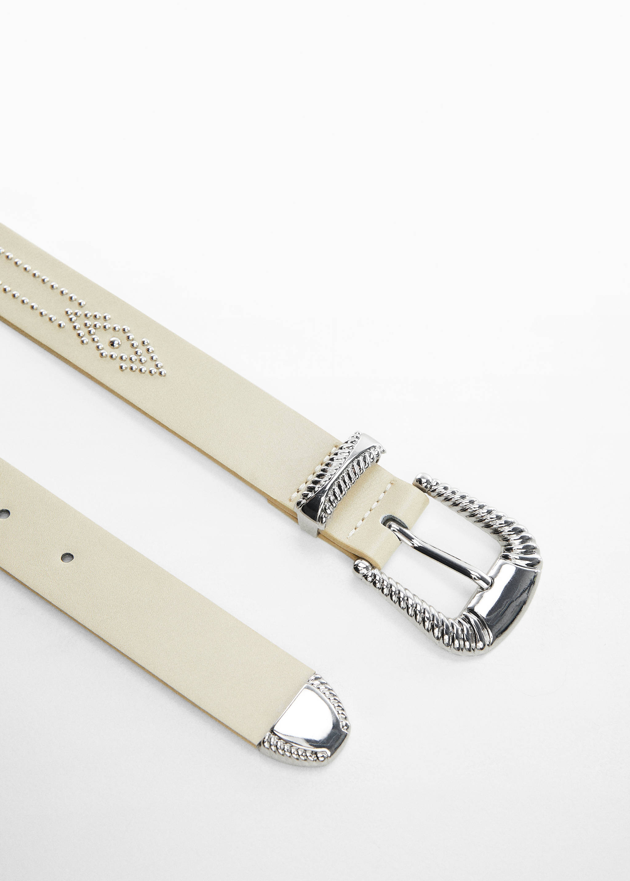 Gürtel mit reliefartig gewölbter Schnalle - Detail des Artikels 3