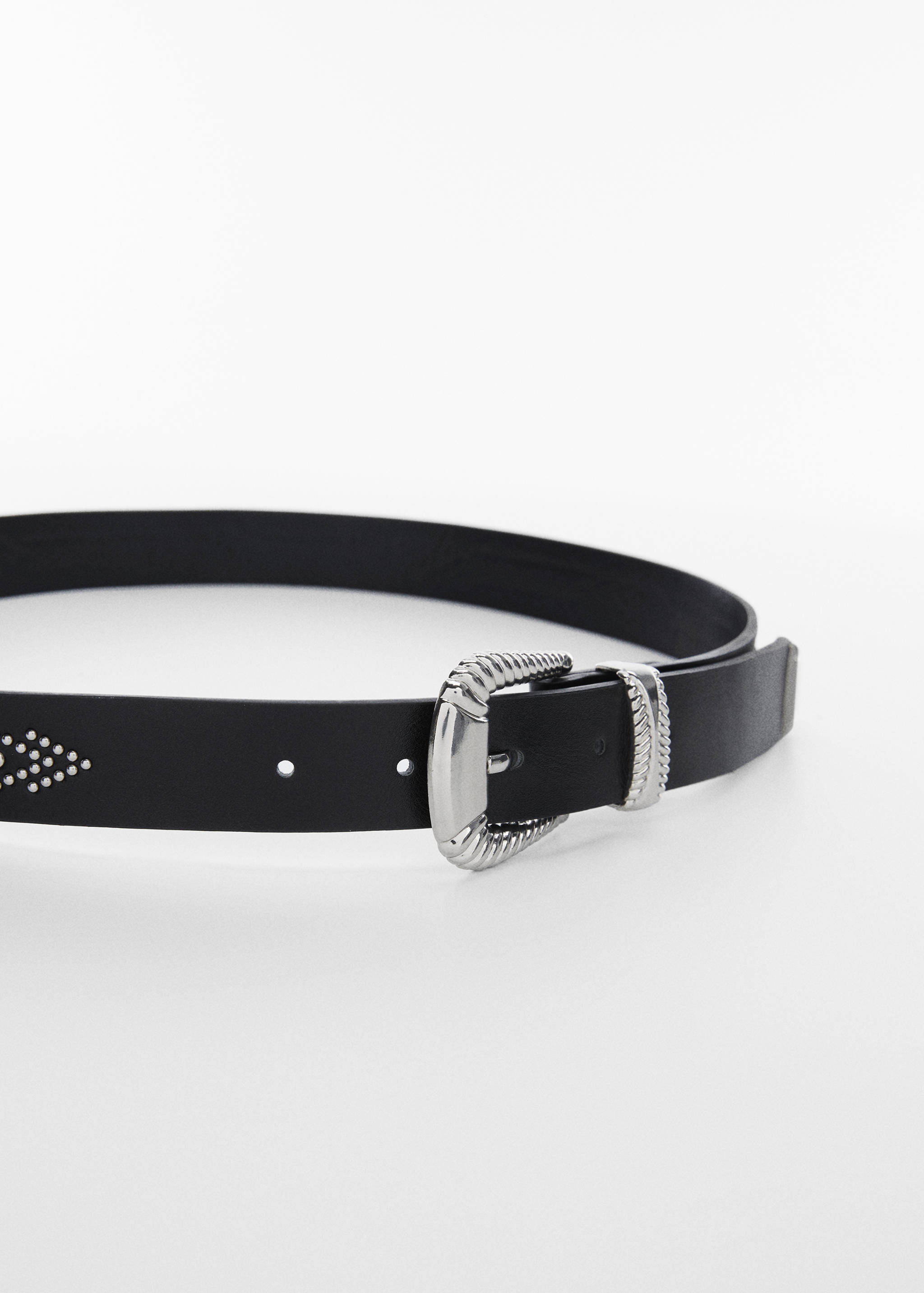 Gürtel mit reliefartig gewölbter Schnalle - Detail des Artikels 1