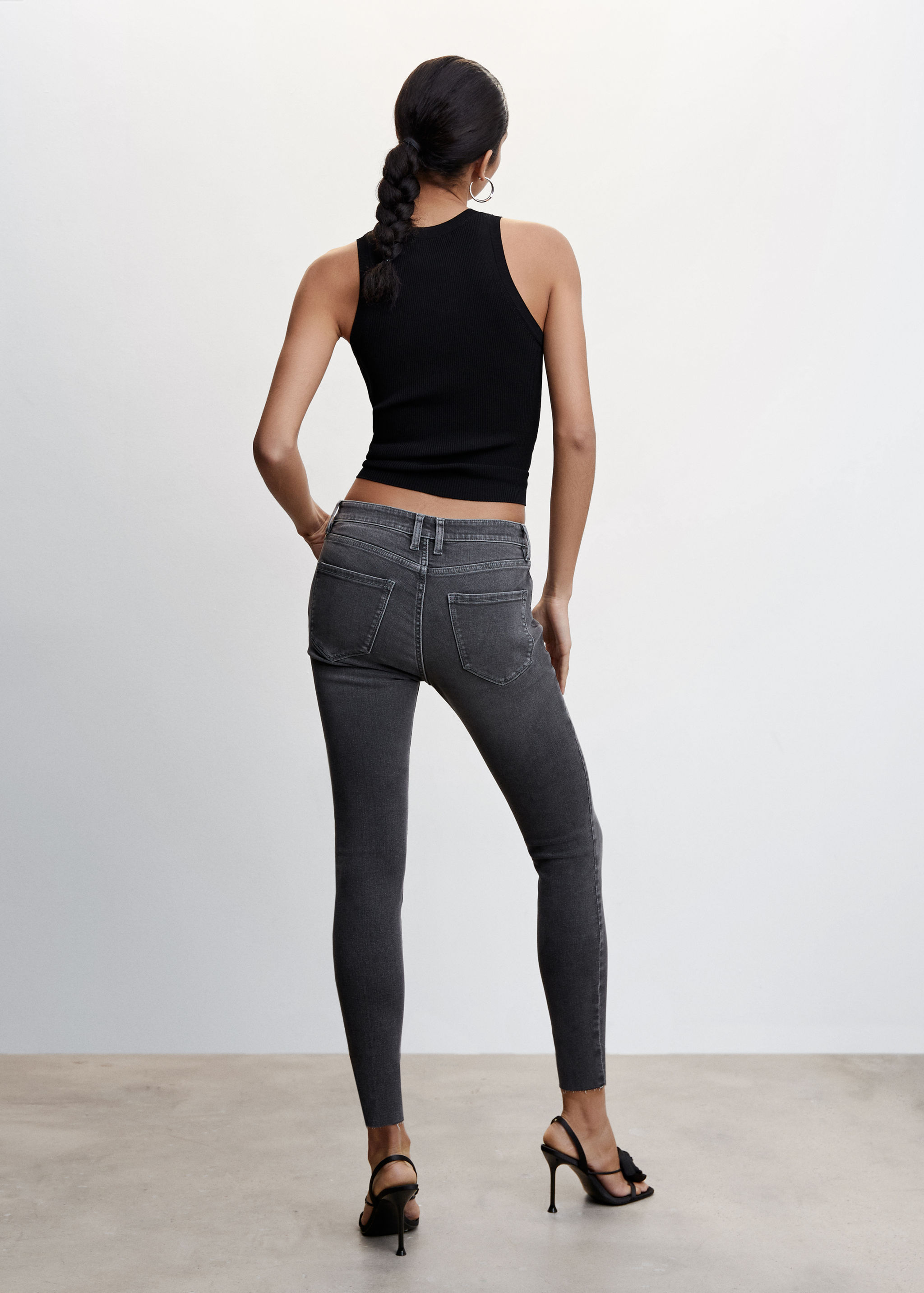 Jeans skinny crop - Verso de l’article