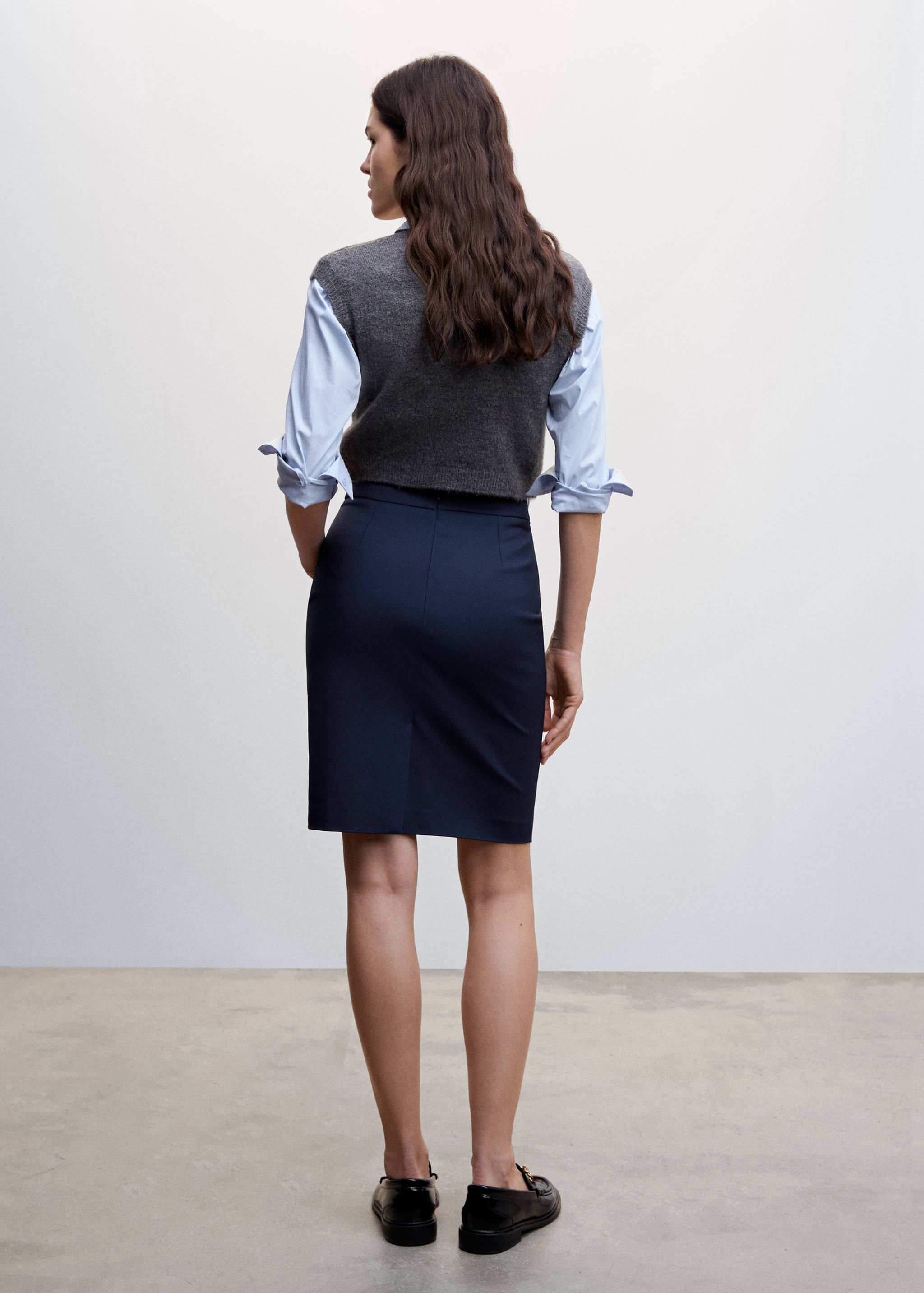 Suit pencil skirt - Reverse of the article