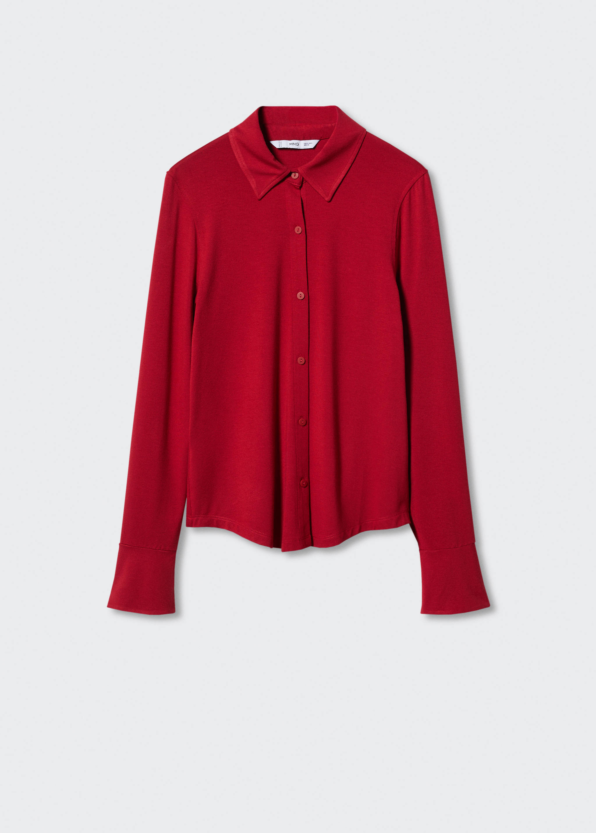 Fließende Bluse mit Knöpfen - Artikel ohne Model