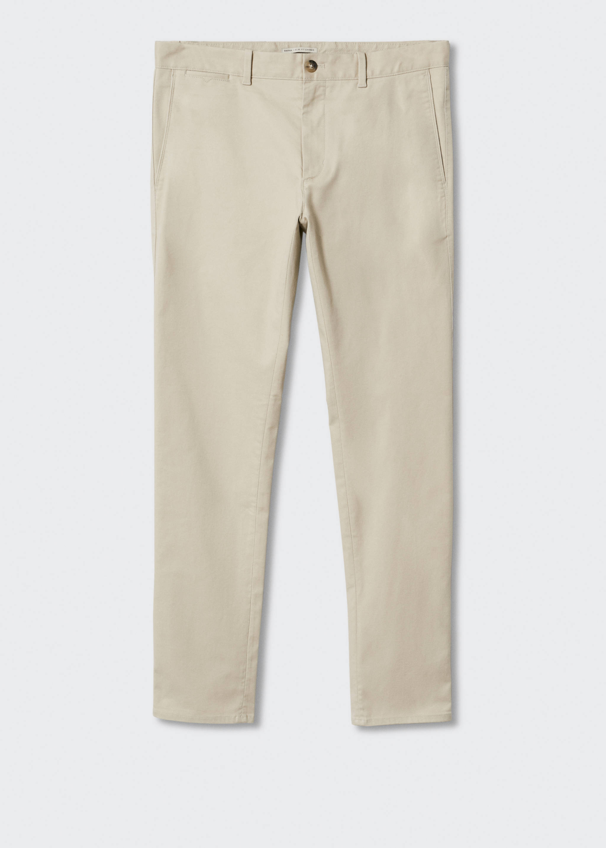 Keprové kalhoty chino slim fit - Zboží bez modelu