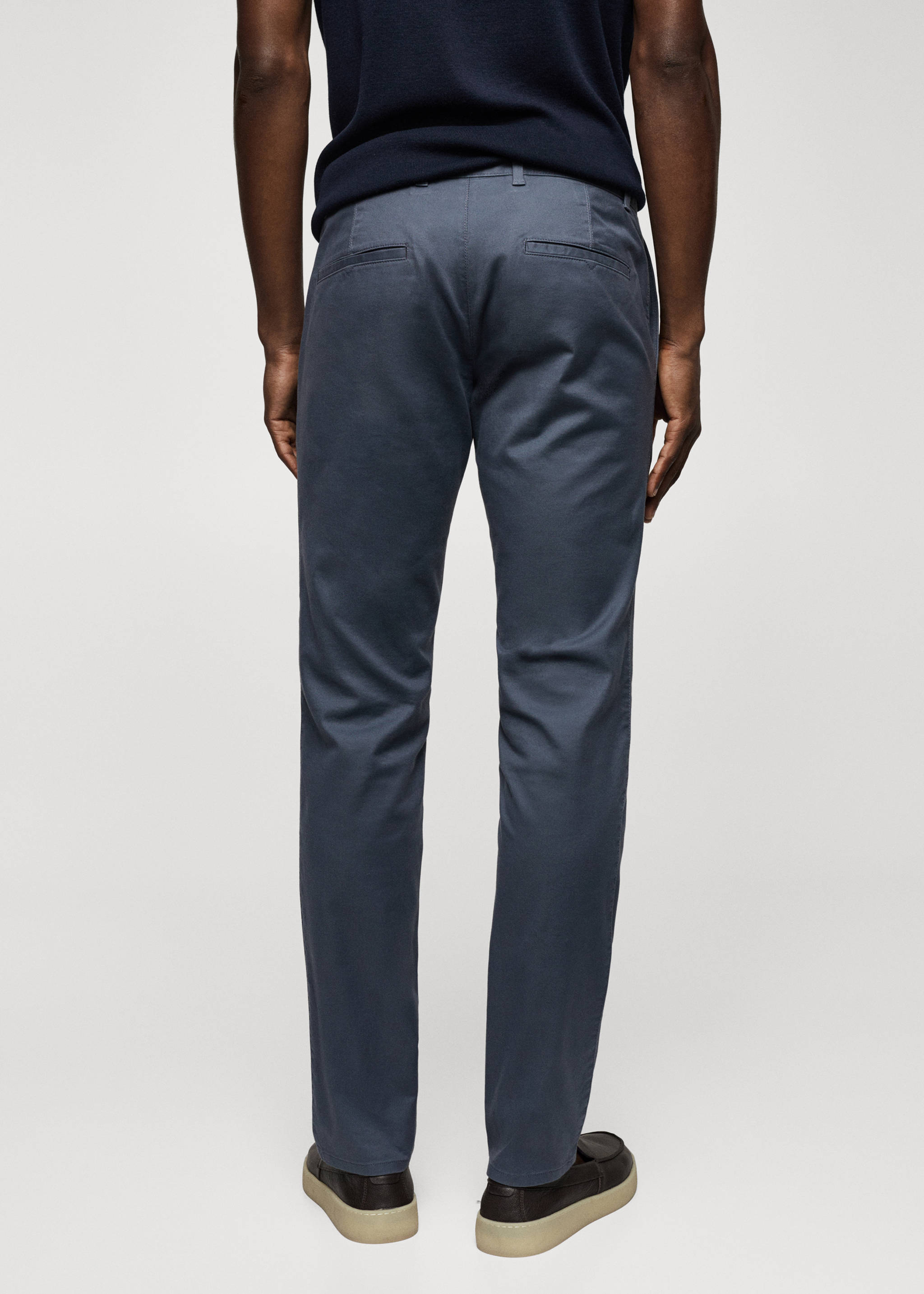 Keprové kalhoty chino slim fit - Zadní strana zboží