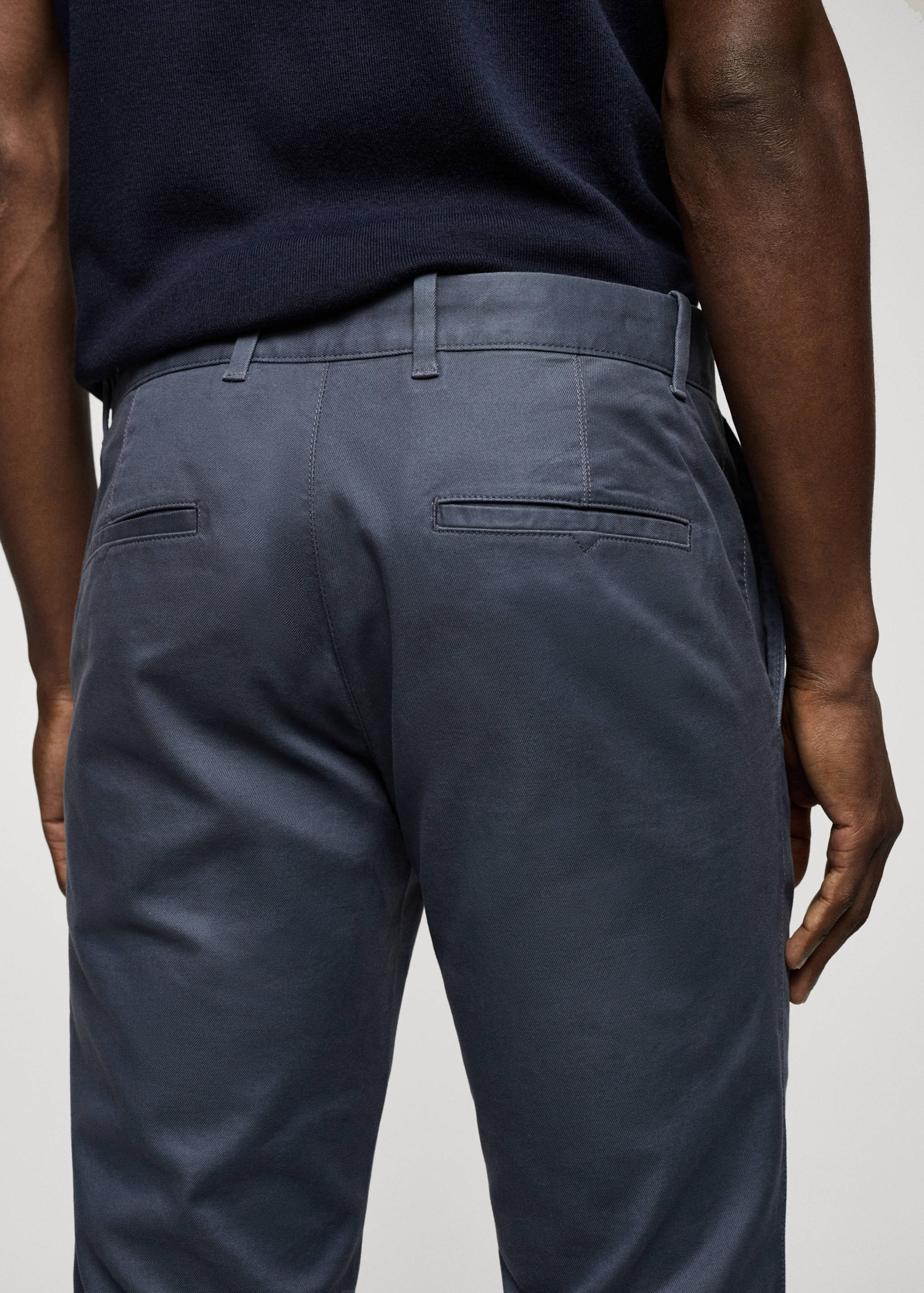 Keprové kalhoty chino slim fit - Detail zboží 4