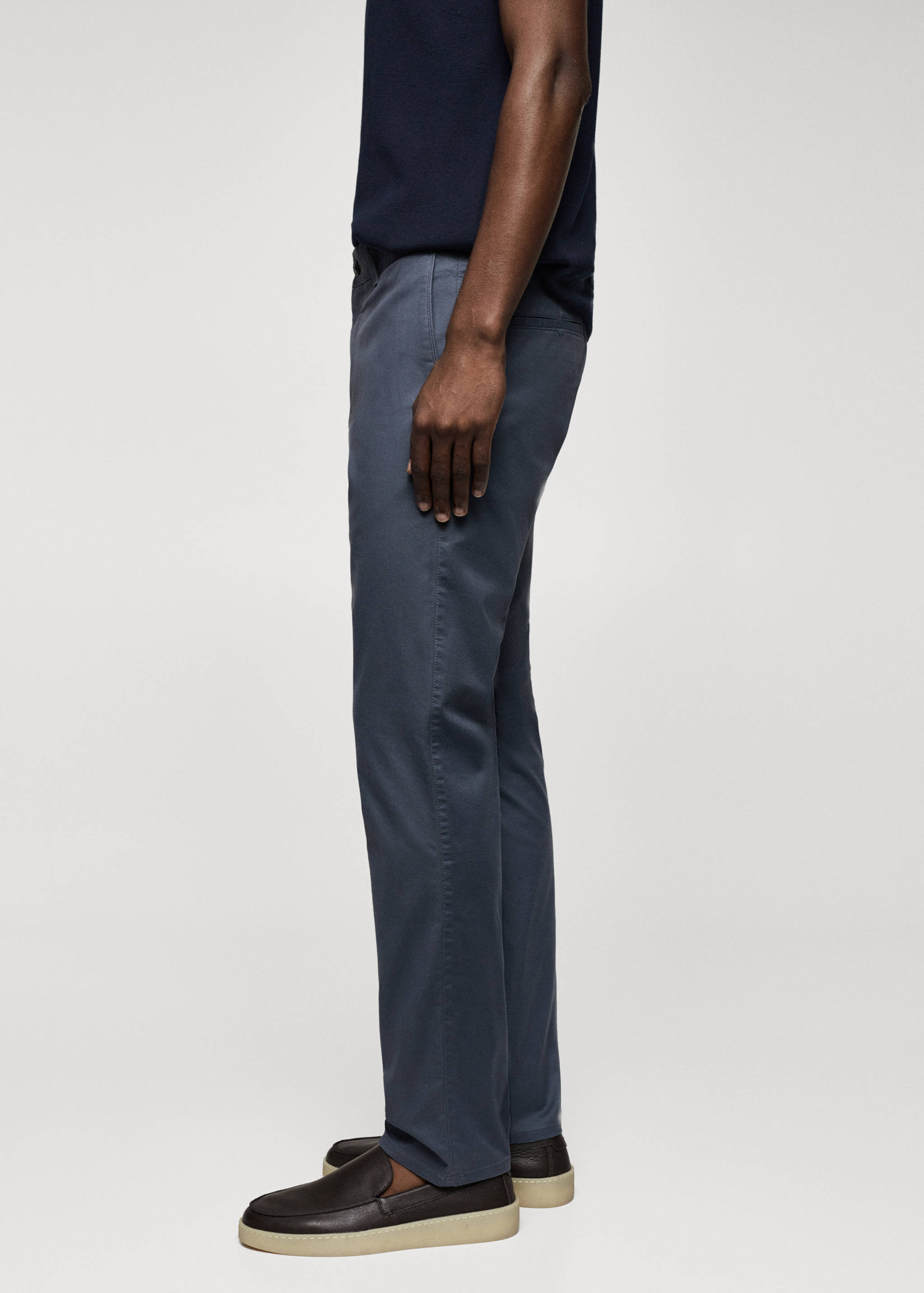 Keprové kalhoty chino slim fit - Detail zboží 2