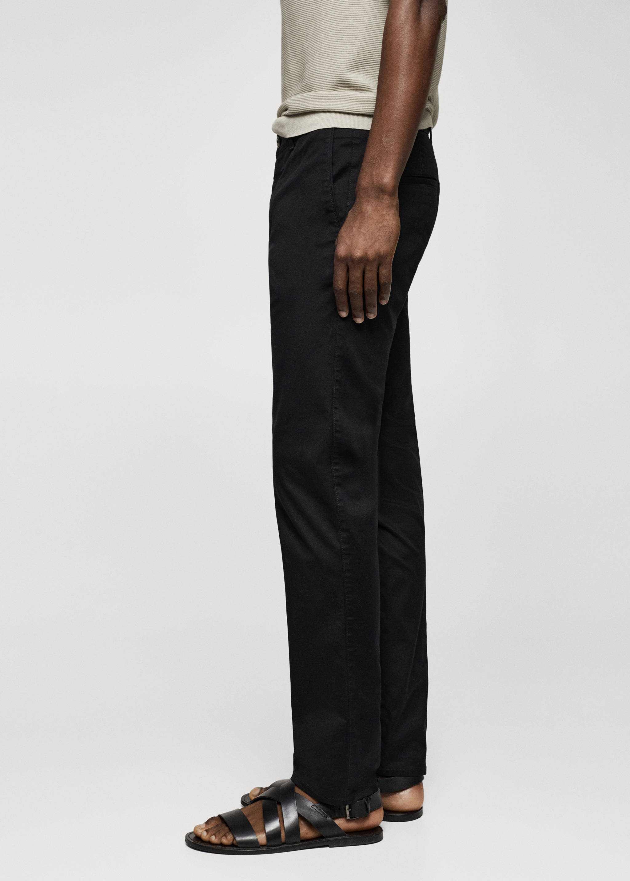 Keprové kalhoty chino slim fit - Detail zboží 2